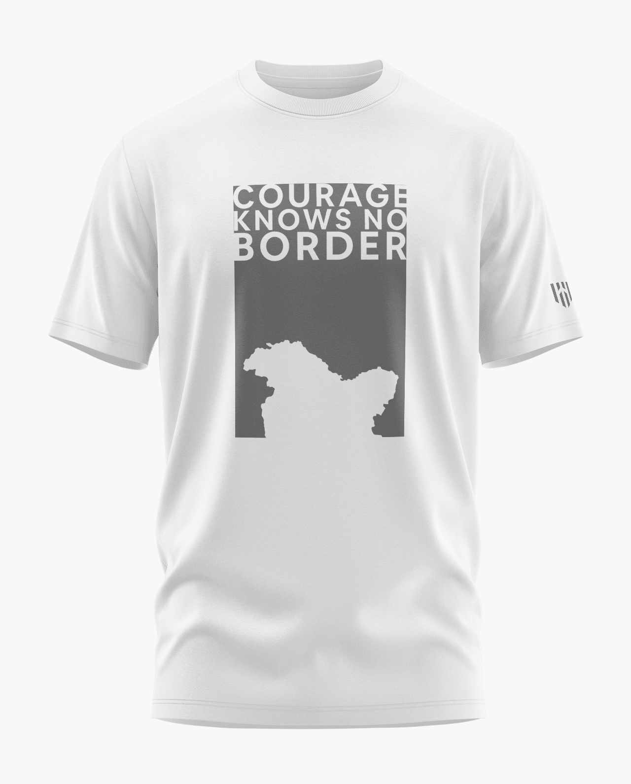 Courage knows no border Signature LuxeSoft Cotton T-Shirt - CS