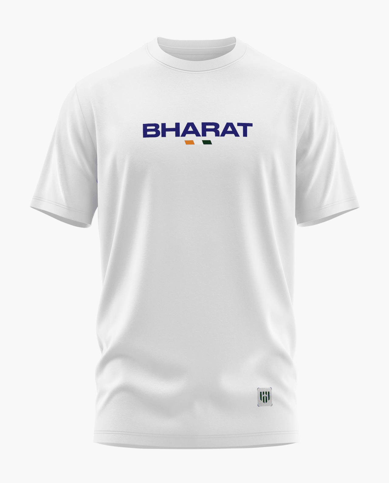 Bharat Tricolour Signature LuxeSoft Cotton T-Shirt - CS