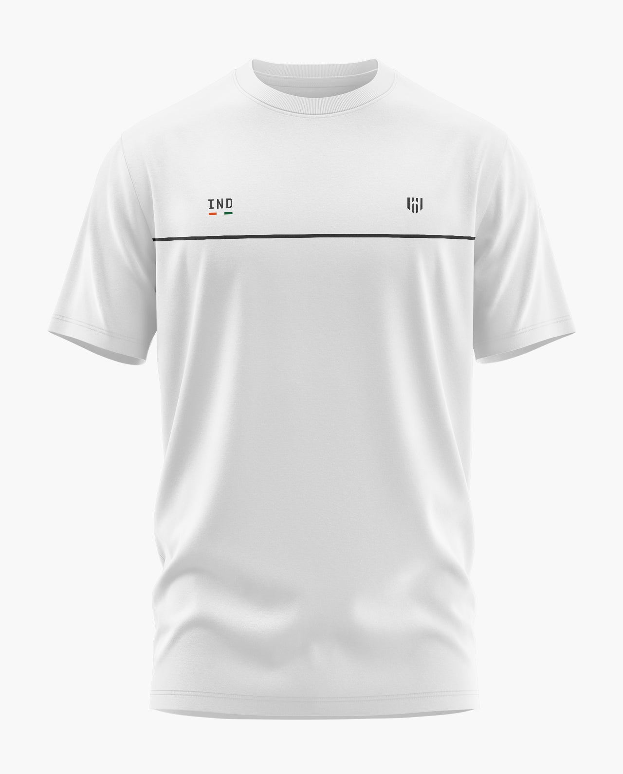 INDIA TRICOLOR STROKE Signature LuxeSoft Cotton T-Shirt