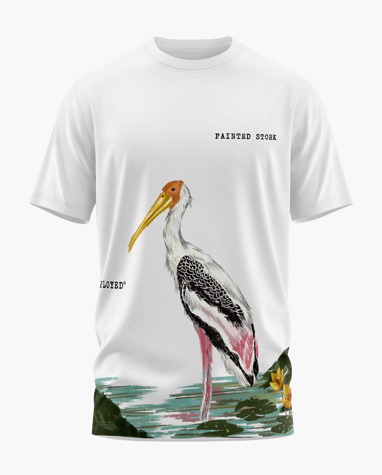 WINGS OF THE WETLAND Signature LuxeSoft Cotton T-Shirt - White