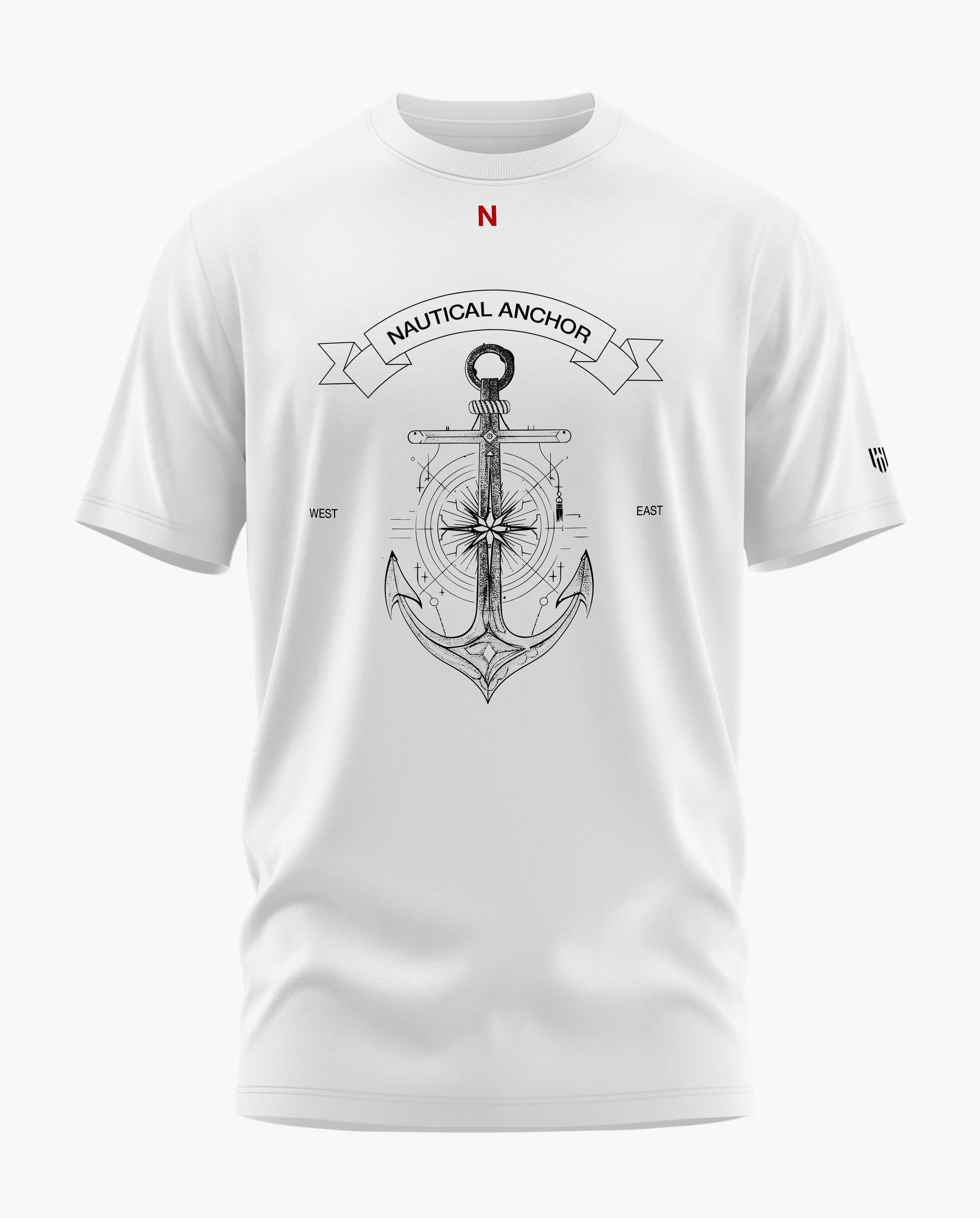 Nautical Anchor Signature LuxeSoft Cotton T-Shirt - CS