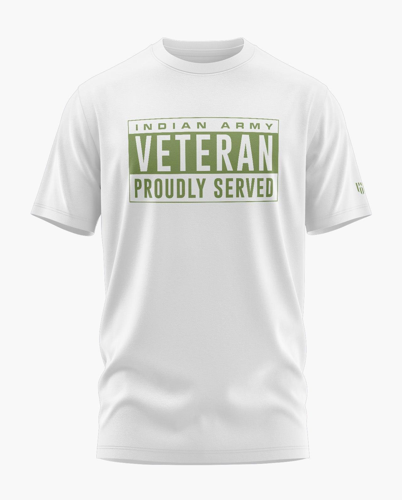 Army Veteran Signature LuxeSoft Cotton T-Shirt - CS