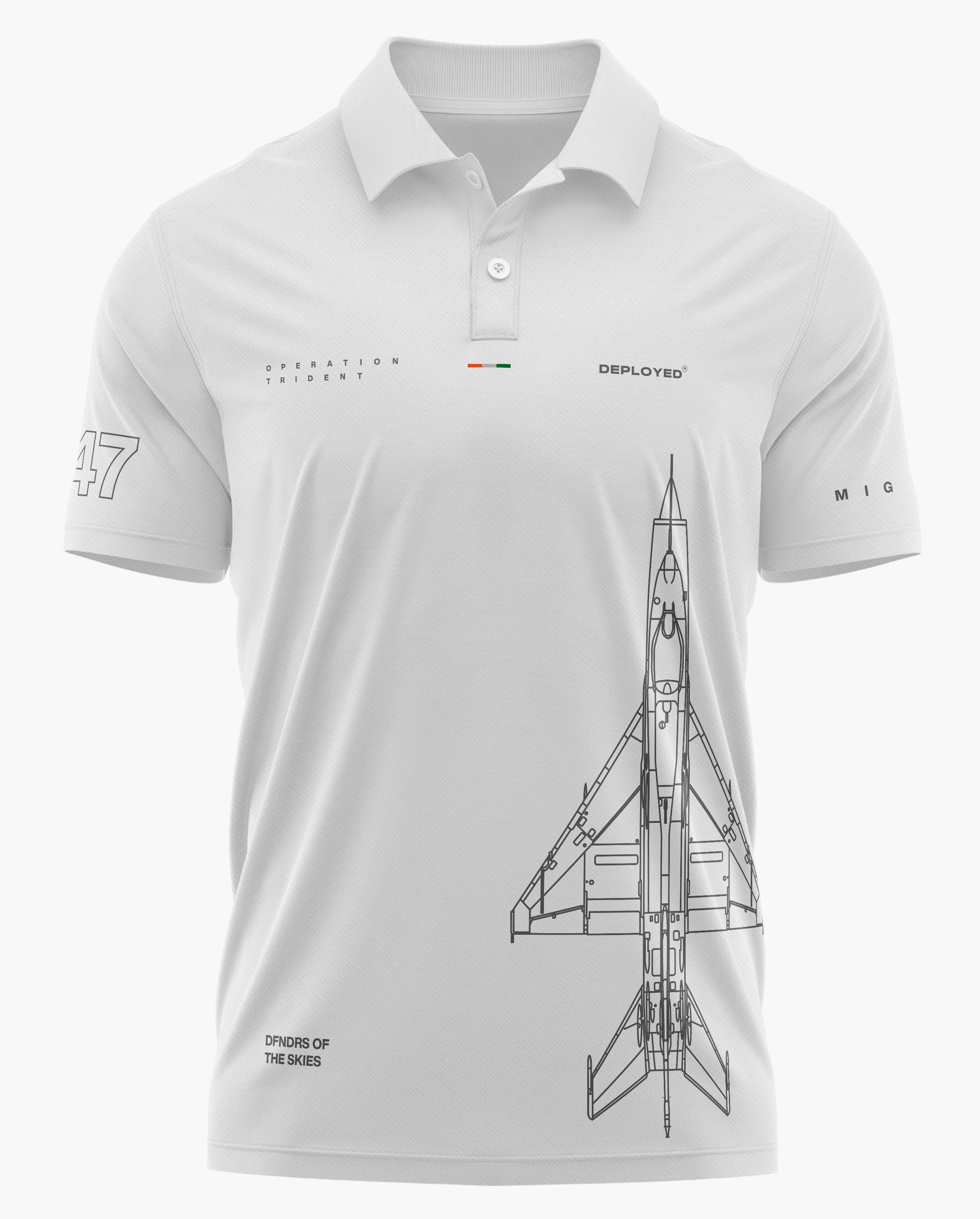 MIG-21 OP Trident Triumph Polo T-Shirt - CS