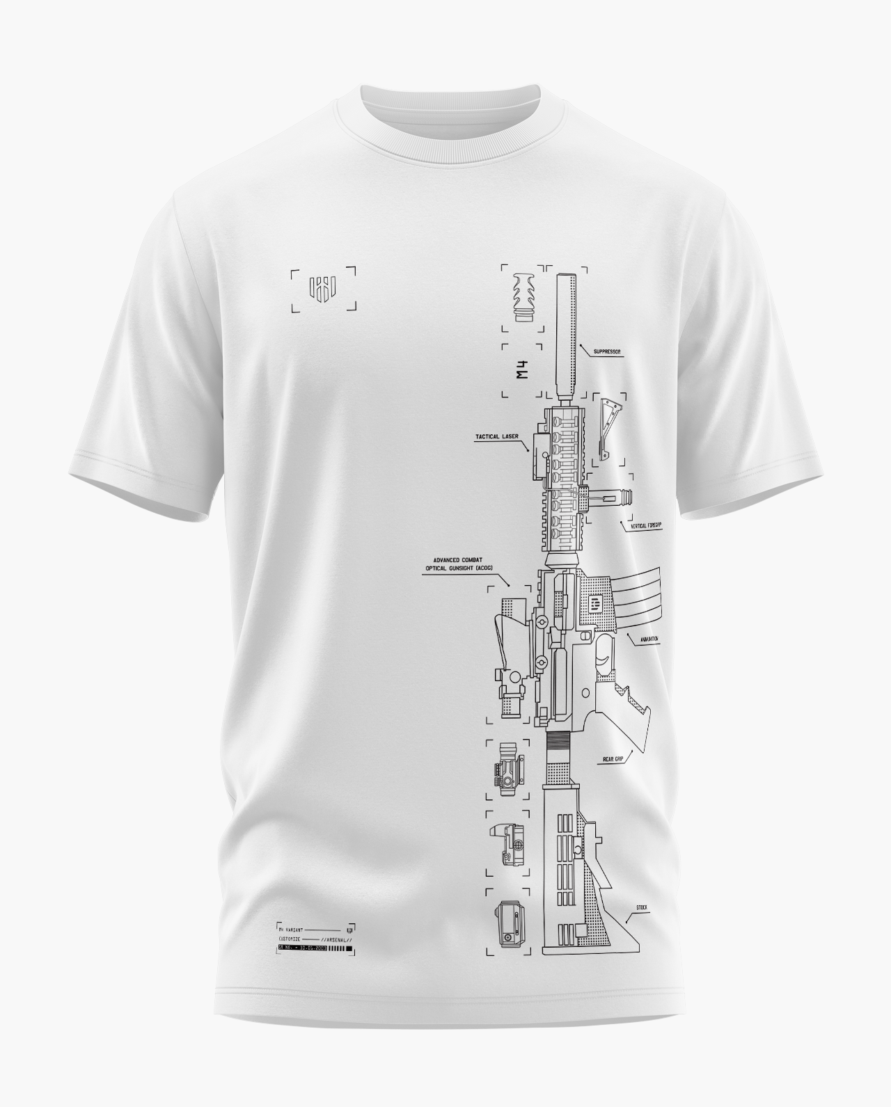 THE M4 Signature LuxeSoft Cotton T-Shirt - CS