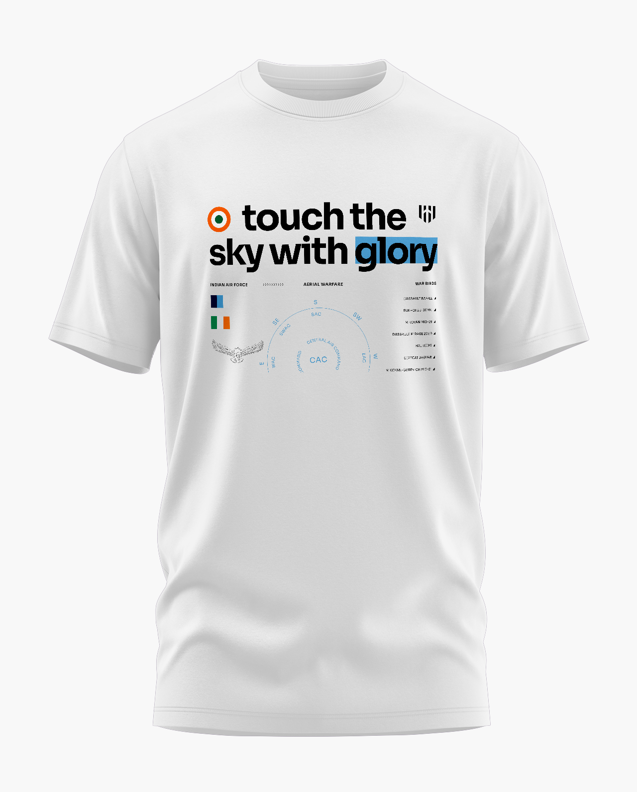 Airforce Motto Signature LuxeSoft Cotton T-Shirt