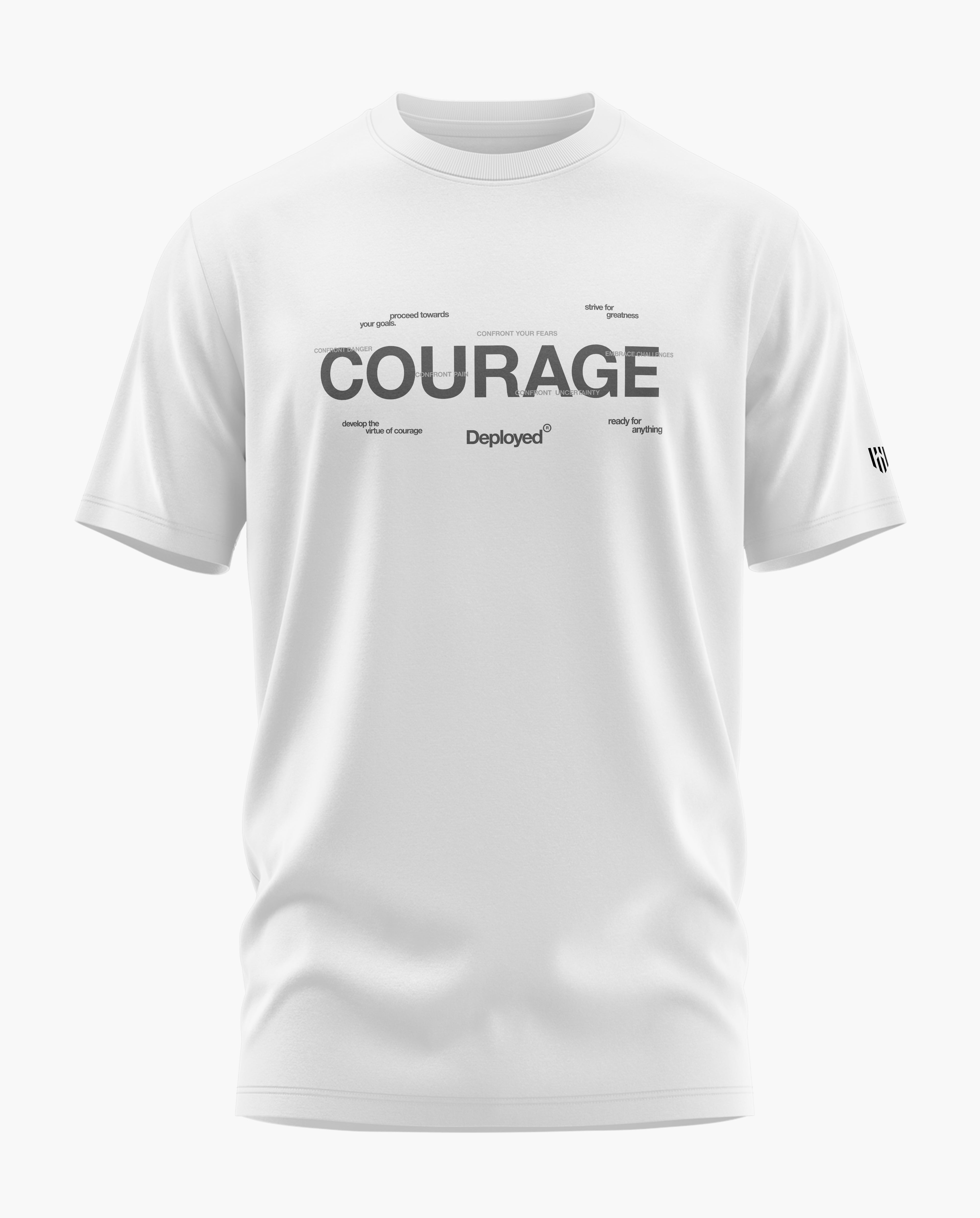 Courage Deployed Signature LuxeSoft Cotton T-Shirt