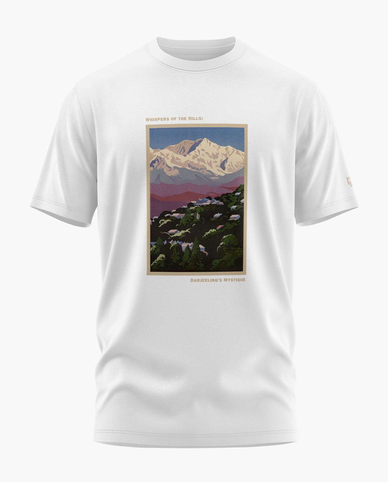 DARJEELING'S MYSTIQUE Signature LuxeSoft Cotton T-Shirt
