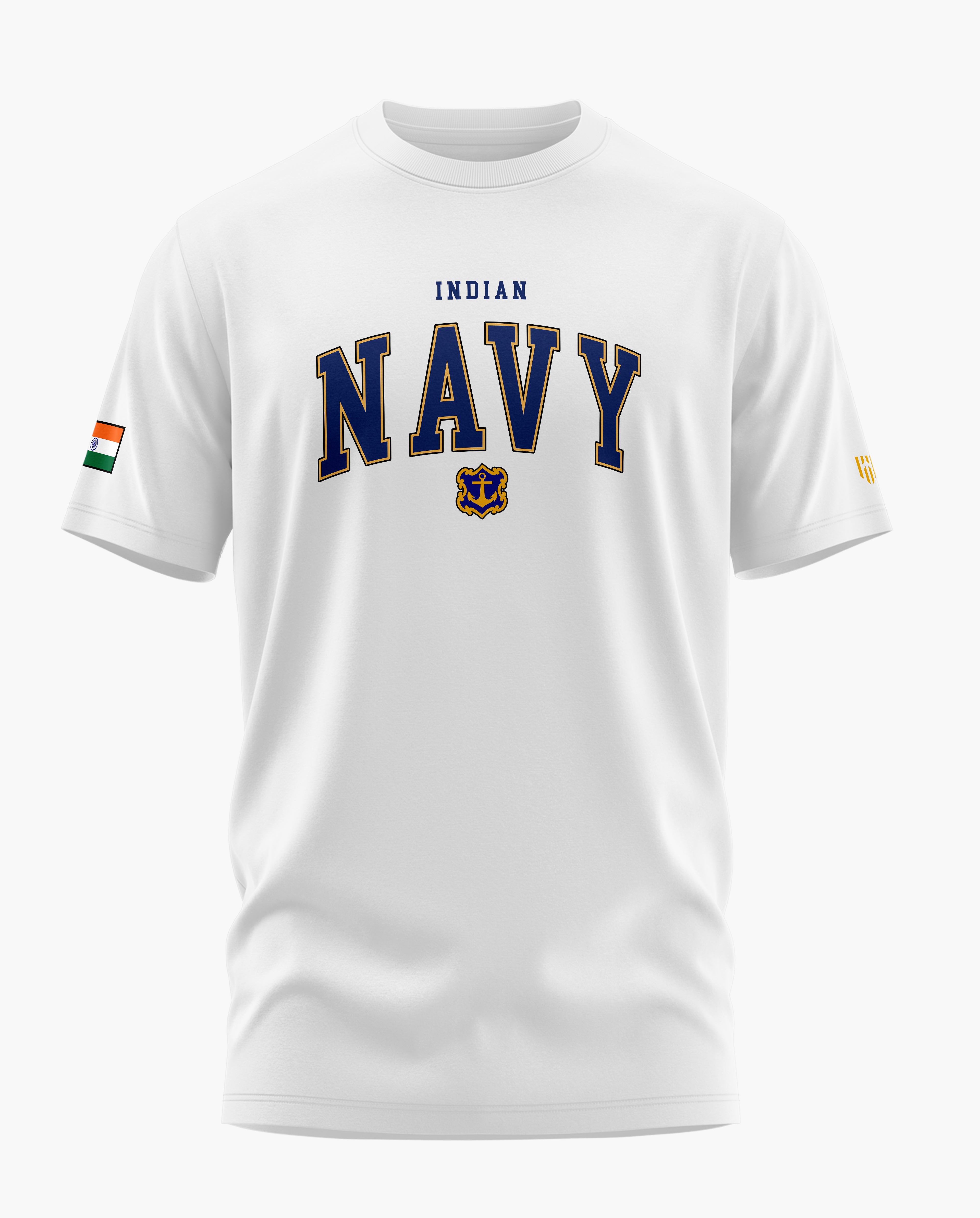 Indian Navy Spirit Signature LuxeSoft Cotton T-Shirt