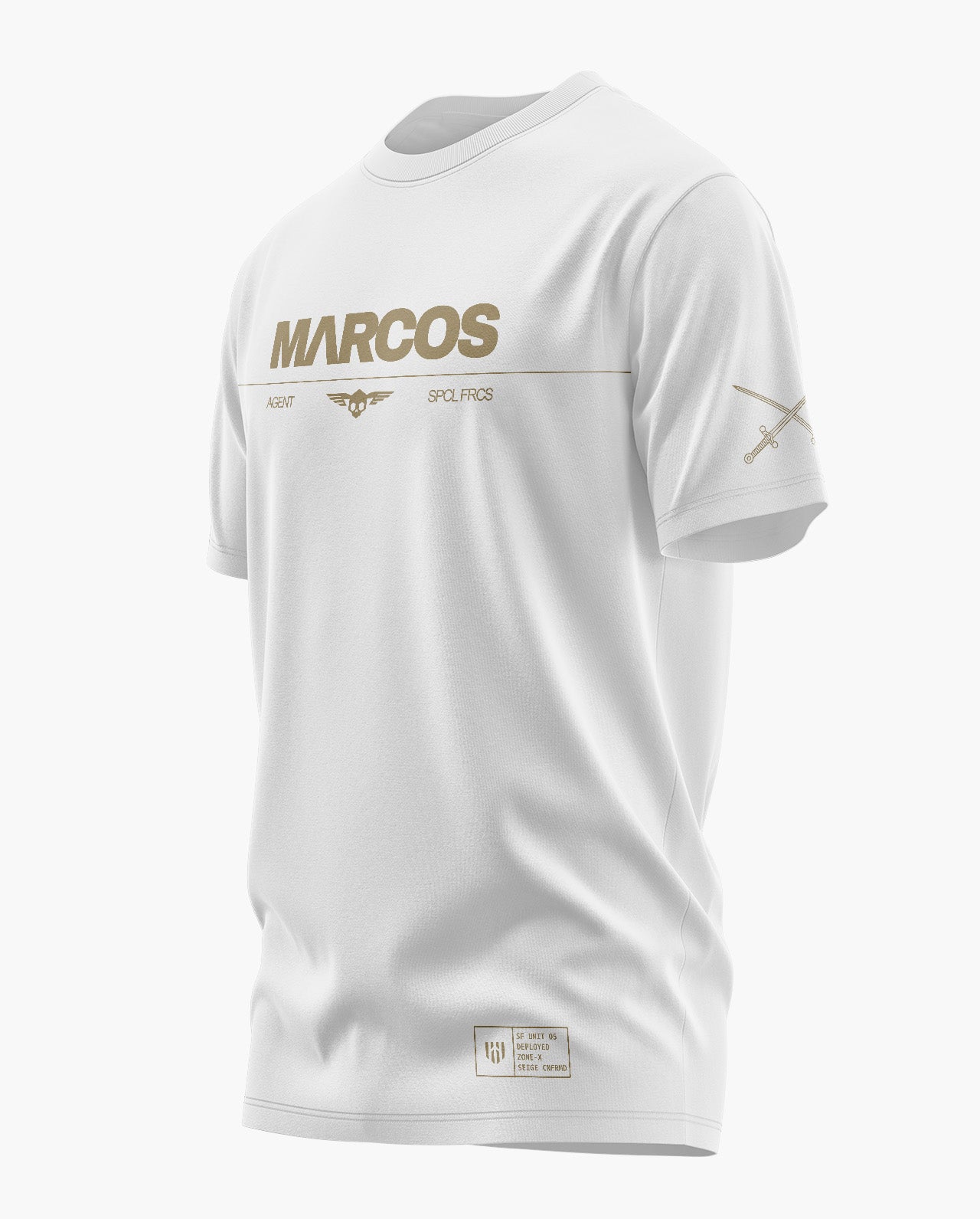 MARCOS SPECIAL AGENT Signature LuxeSoft Cotton T-Shirt