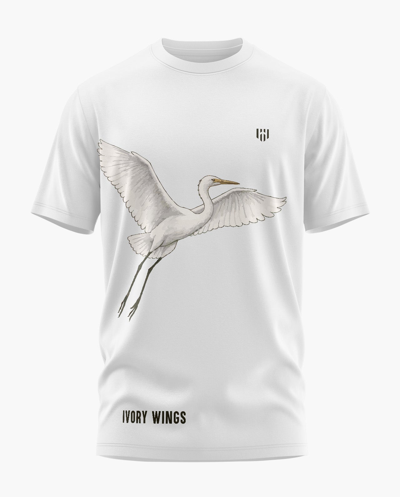 Ivory Wings Signature LuxeSoft Cotton T-Shirt