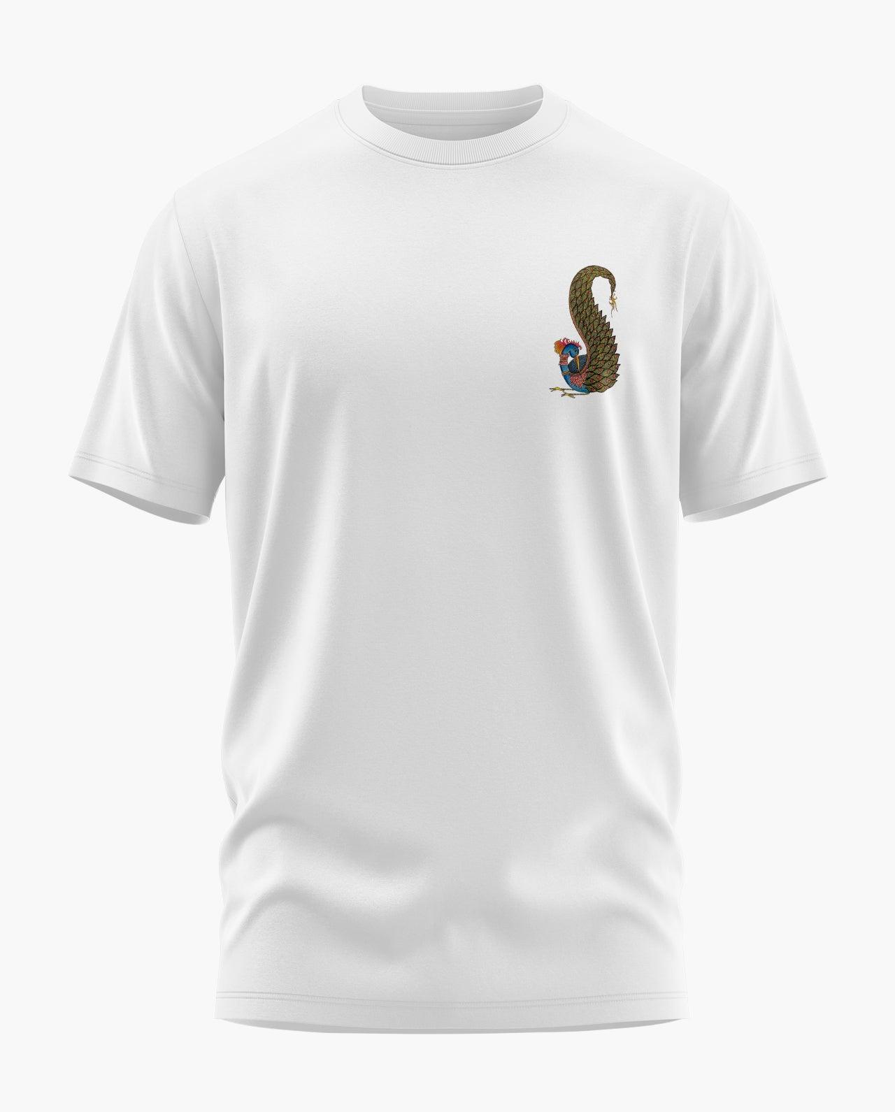 Peacock Postal Stamp T-Shirt - Aero Armour