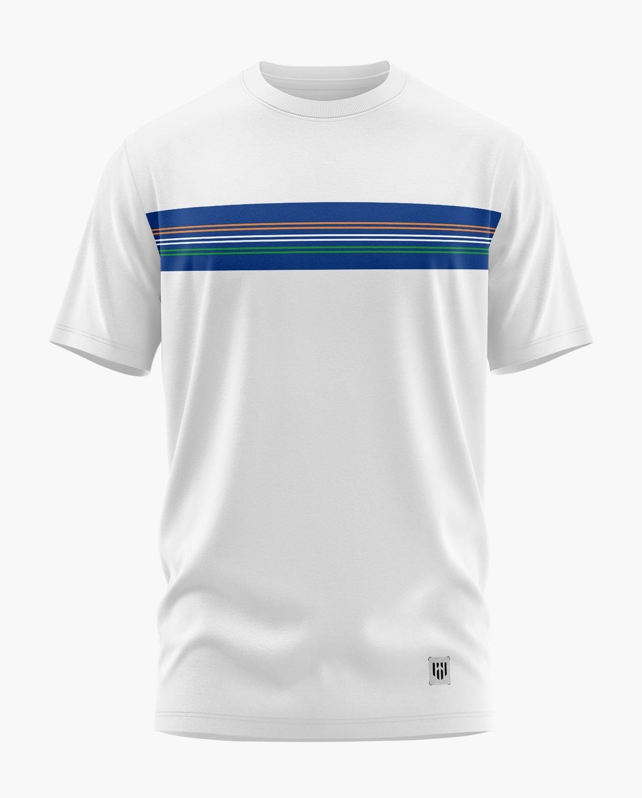 India Stripe Signature LuxeSoft Cotton T-Shirt - CS