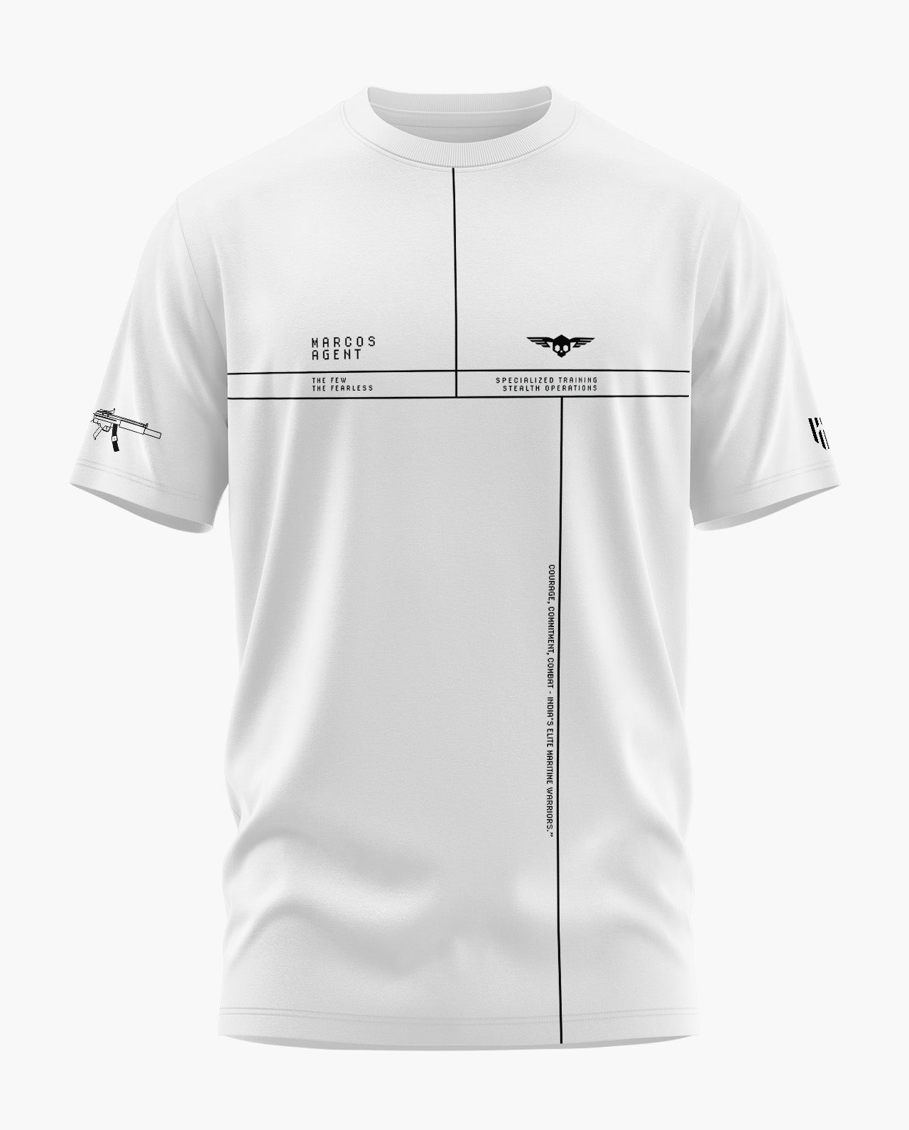 MARCOS TACTICAL AGENT Signature LuxeSoft Cotton T-Shirt - CS