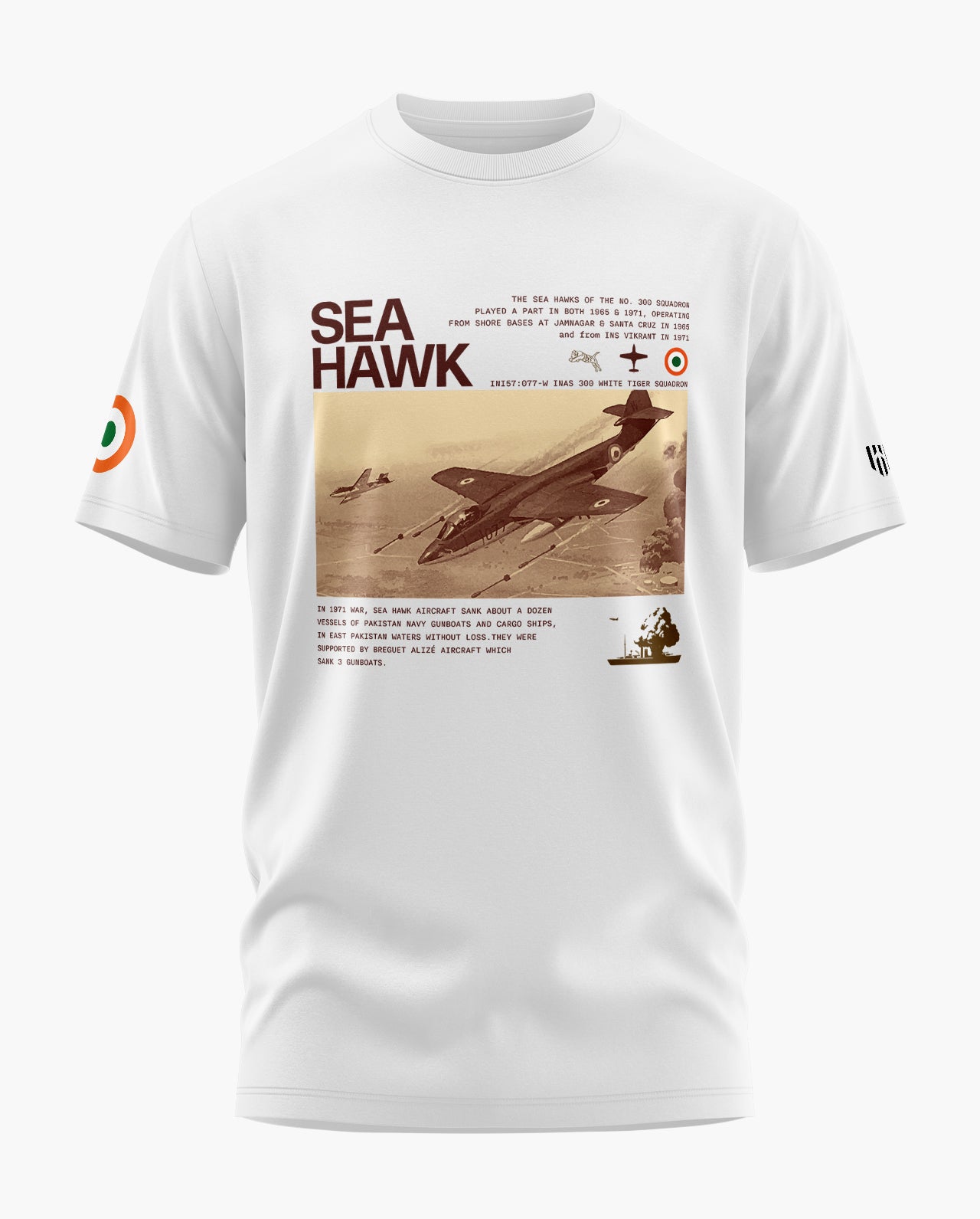 SEA HAWK HERITAGE Signature LuxeSoft Cotton T-Shirt