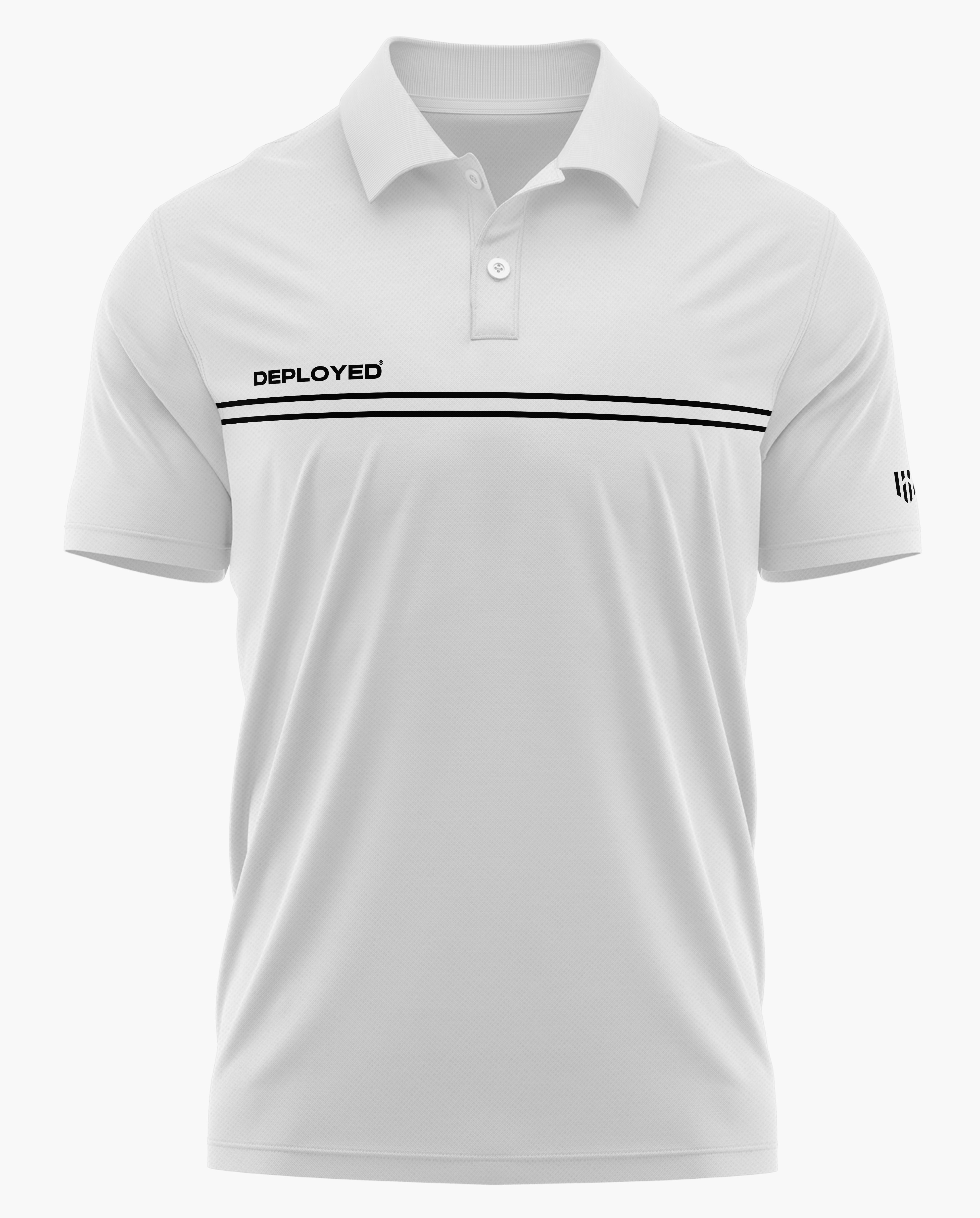 Deployed Stripe Polo T-Shirt