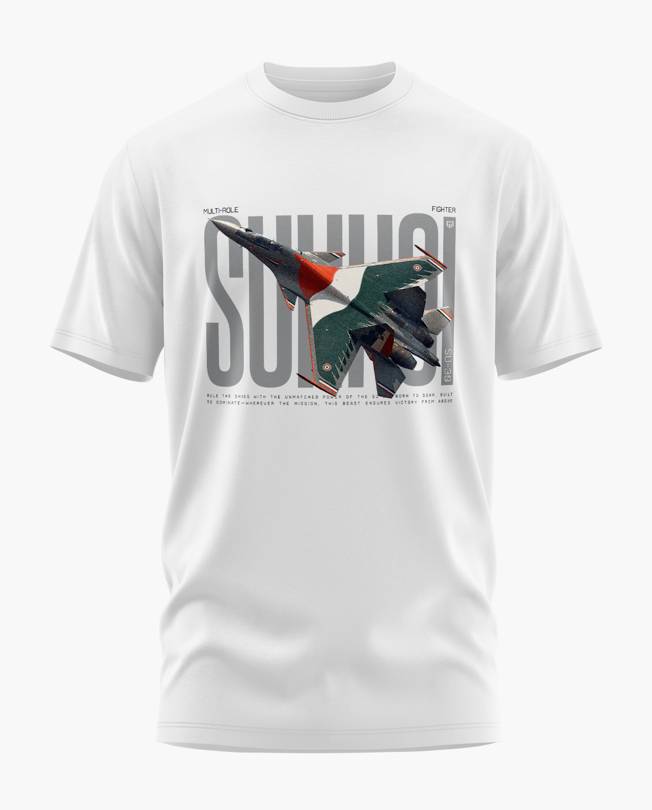 SUKHOI INDIA EDITION Signature LuxeSoft Cotton T-Shirt