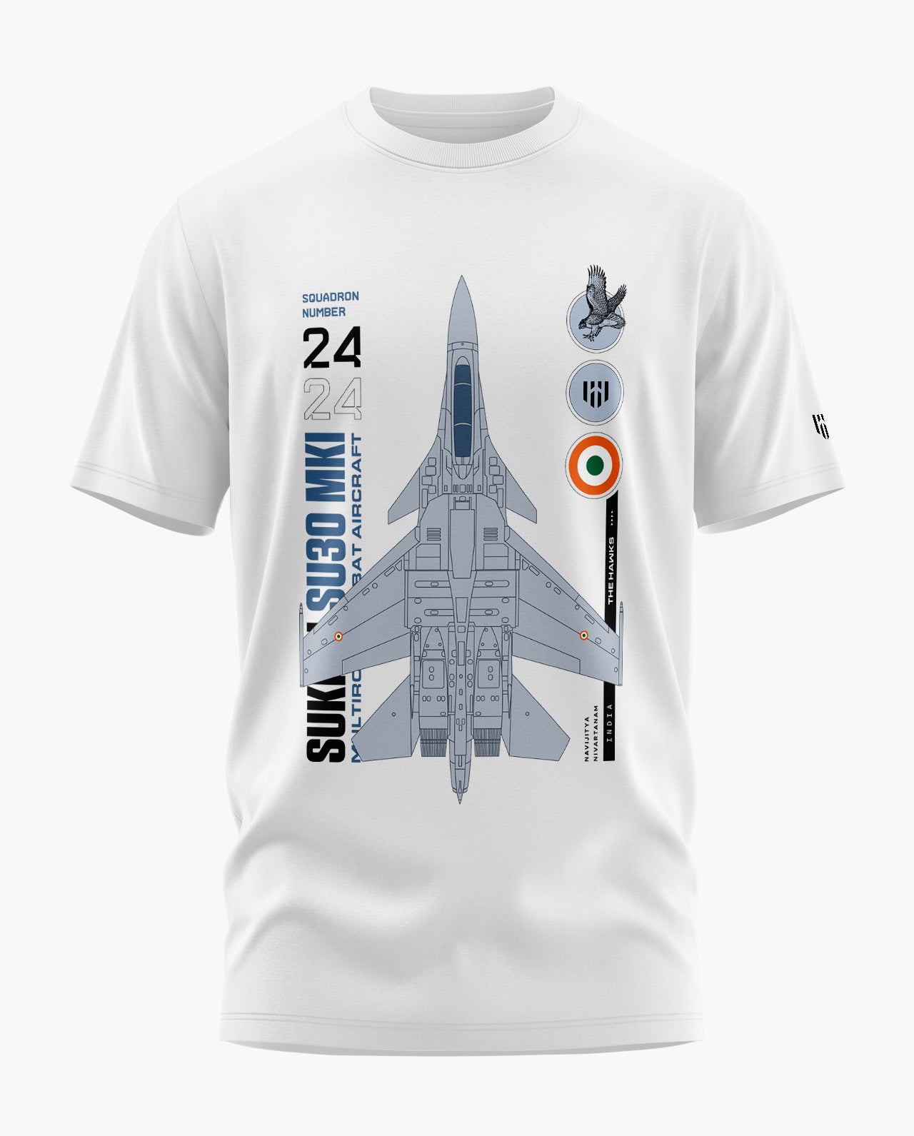 The Hawks Sukhoi SU 30 Signature LuxeSoft Cotton T-Shirt