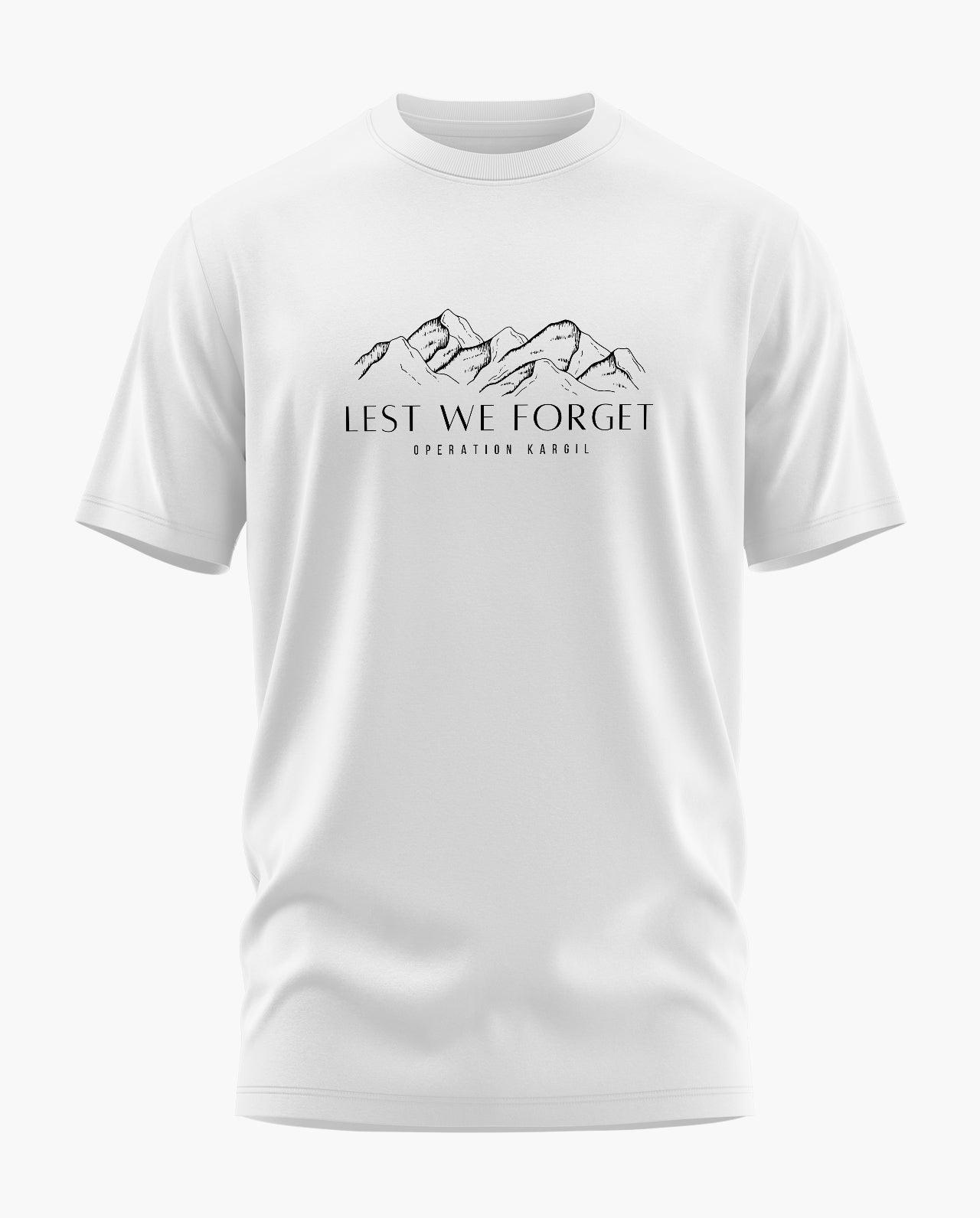 Lest We Forget Signature LuxeSoft Cotton T-Shirt - CS