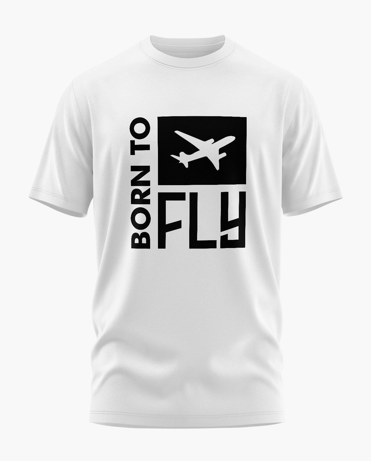 Born To Fly Pilot Signature LuxeSoft Cotton T-Shirt - CS