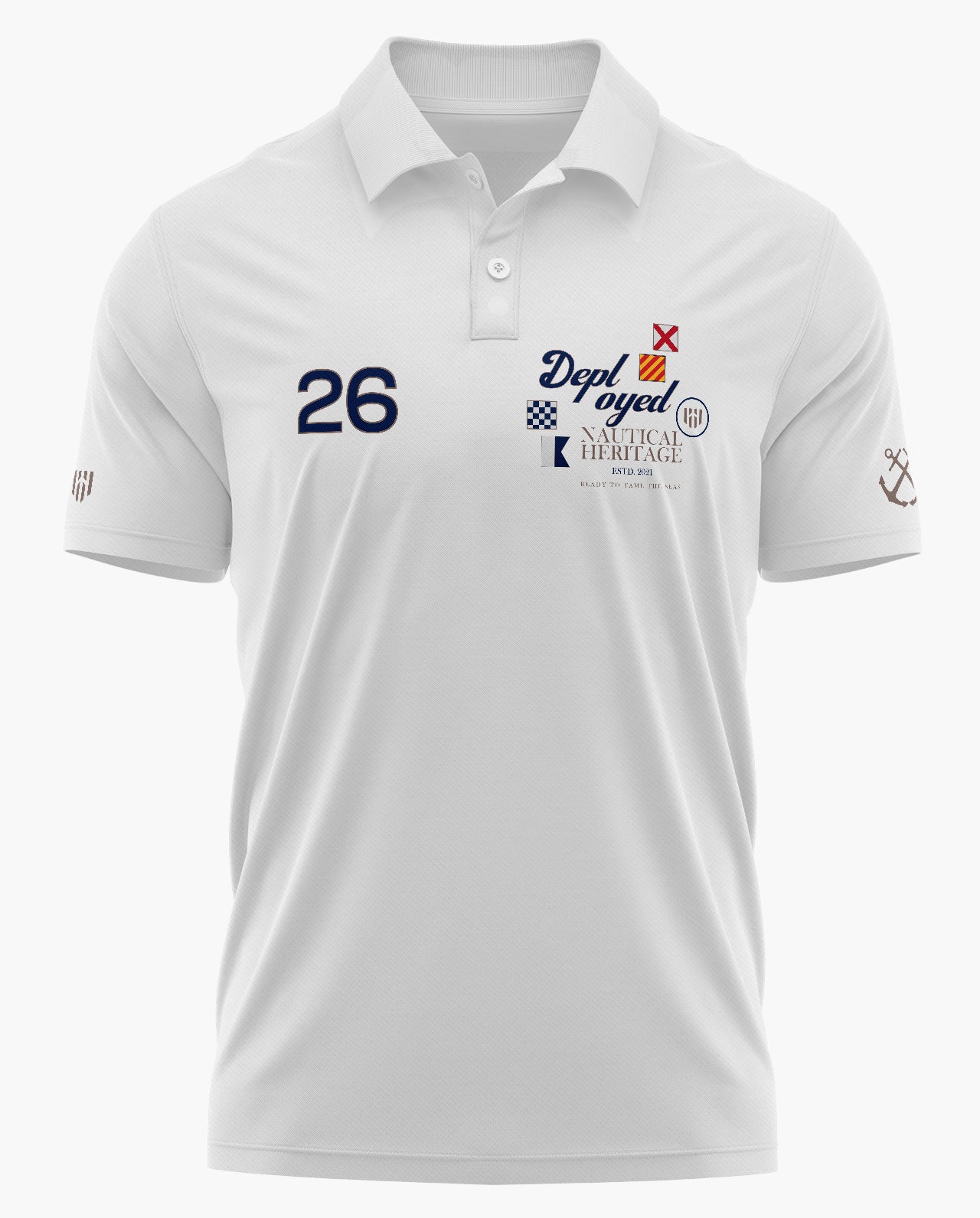NAUTICAL HERITAGE Polo T-Shirt - White