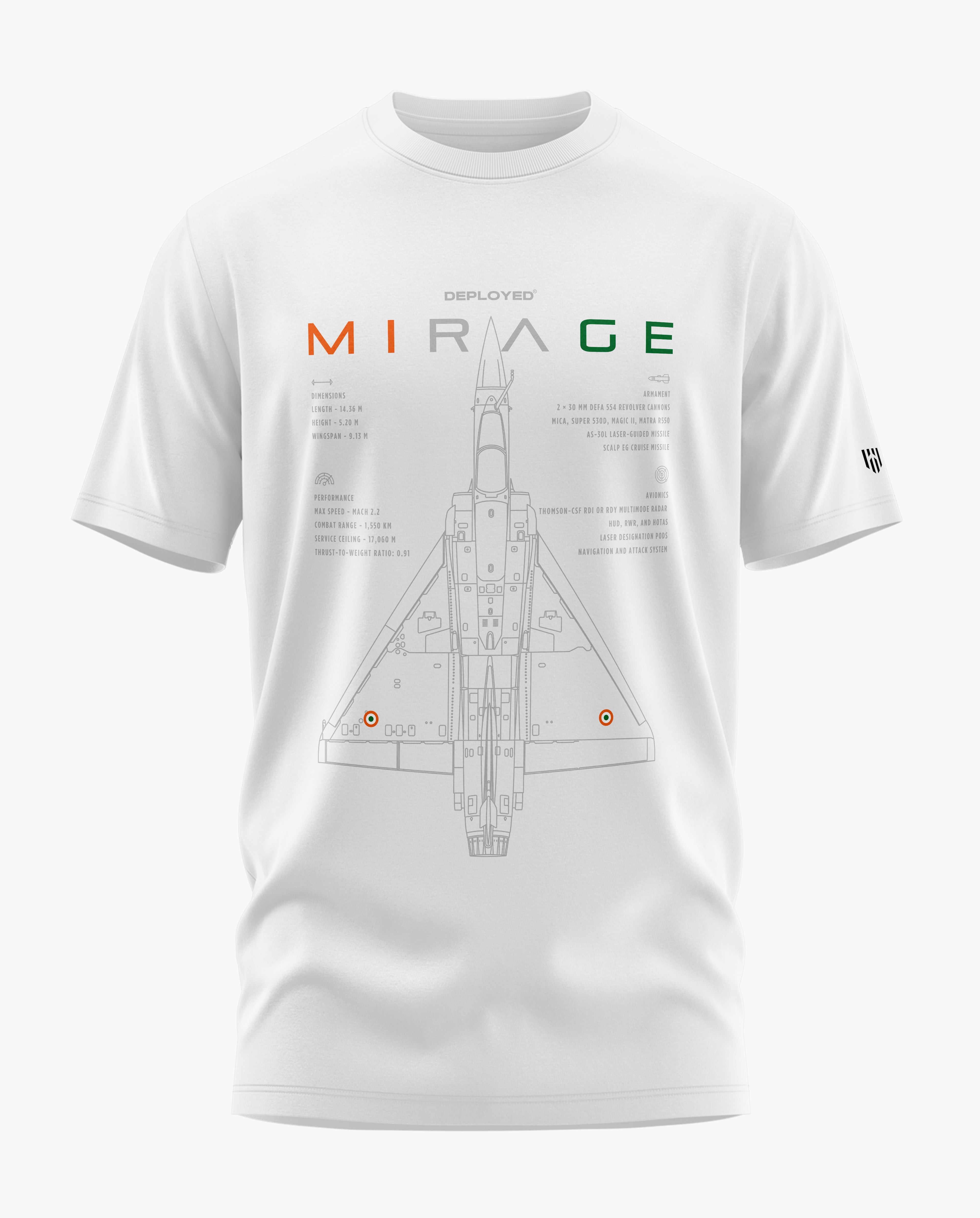 Mirage India Blueprint Signature LuxeSoft Cotton T-Shirt