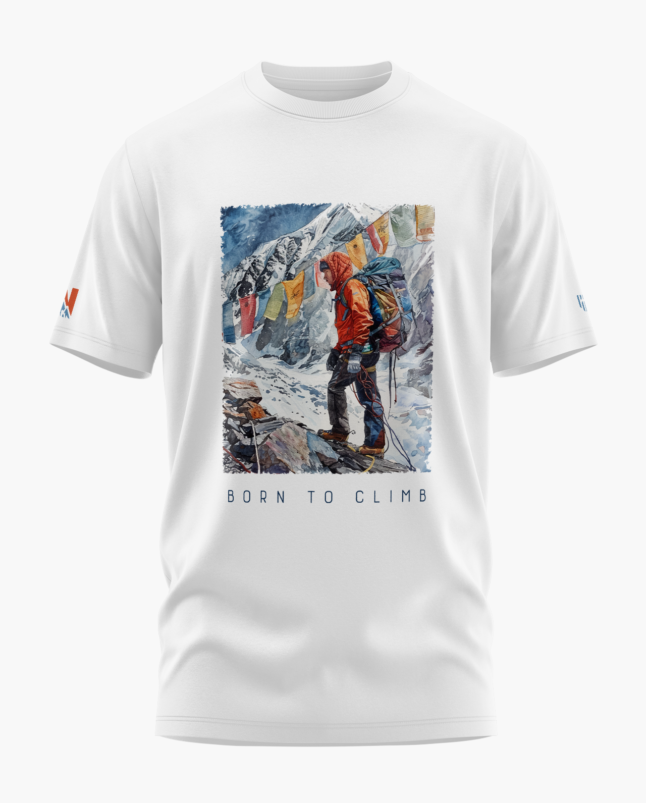 BORN TO CLIMB Signature LuxeSoft Cotton T-Shirt - CS