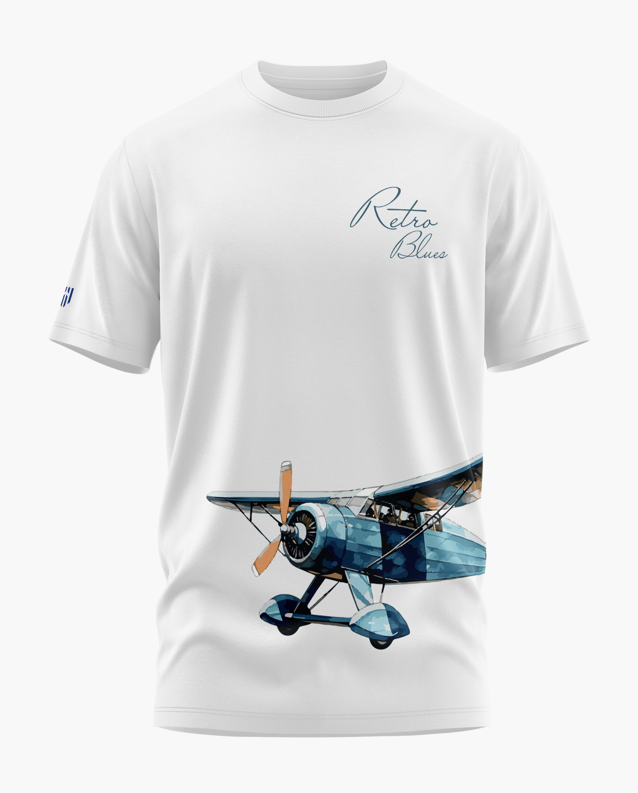 Retro Blues 2.0 Signature LuxeSoft Cotton T-Shirt