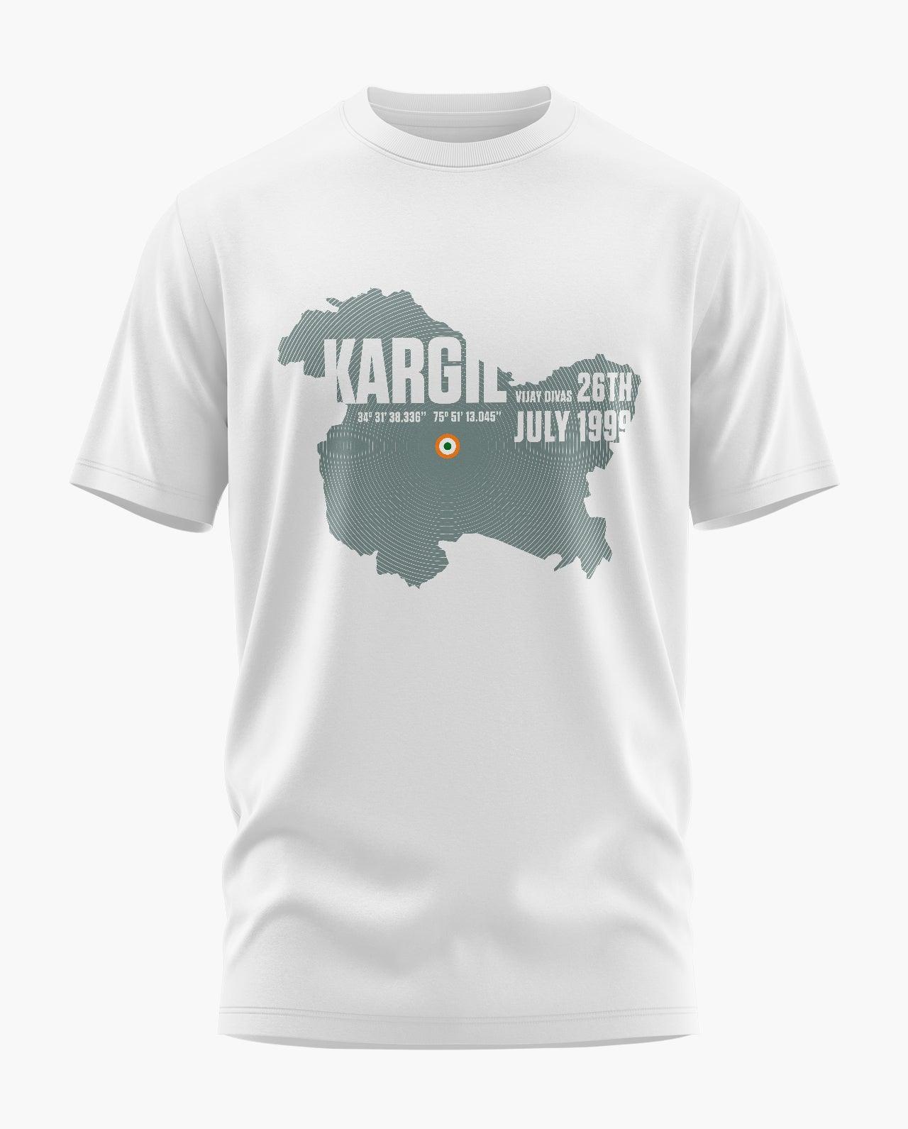 Kargil Map Signature LuxeSoft Cotton T-Shirt - CS