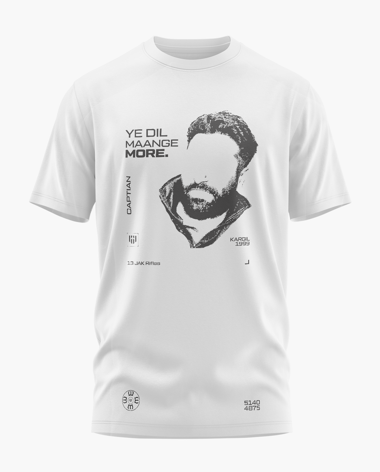 Captain Shershah Signature LuxeSoft Cotton T-Shirt - CS