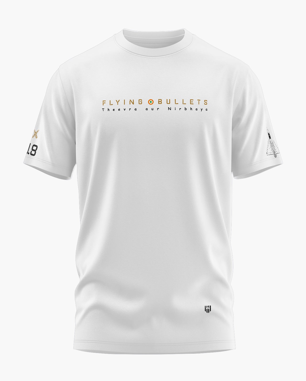 18 FLYING BULLETS Signature LuxeSoft Cotton T-Shirt