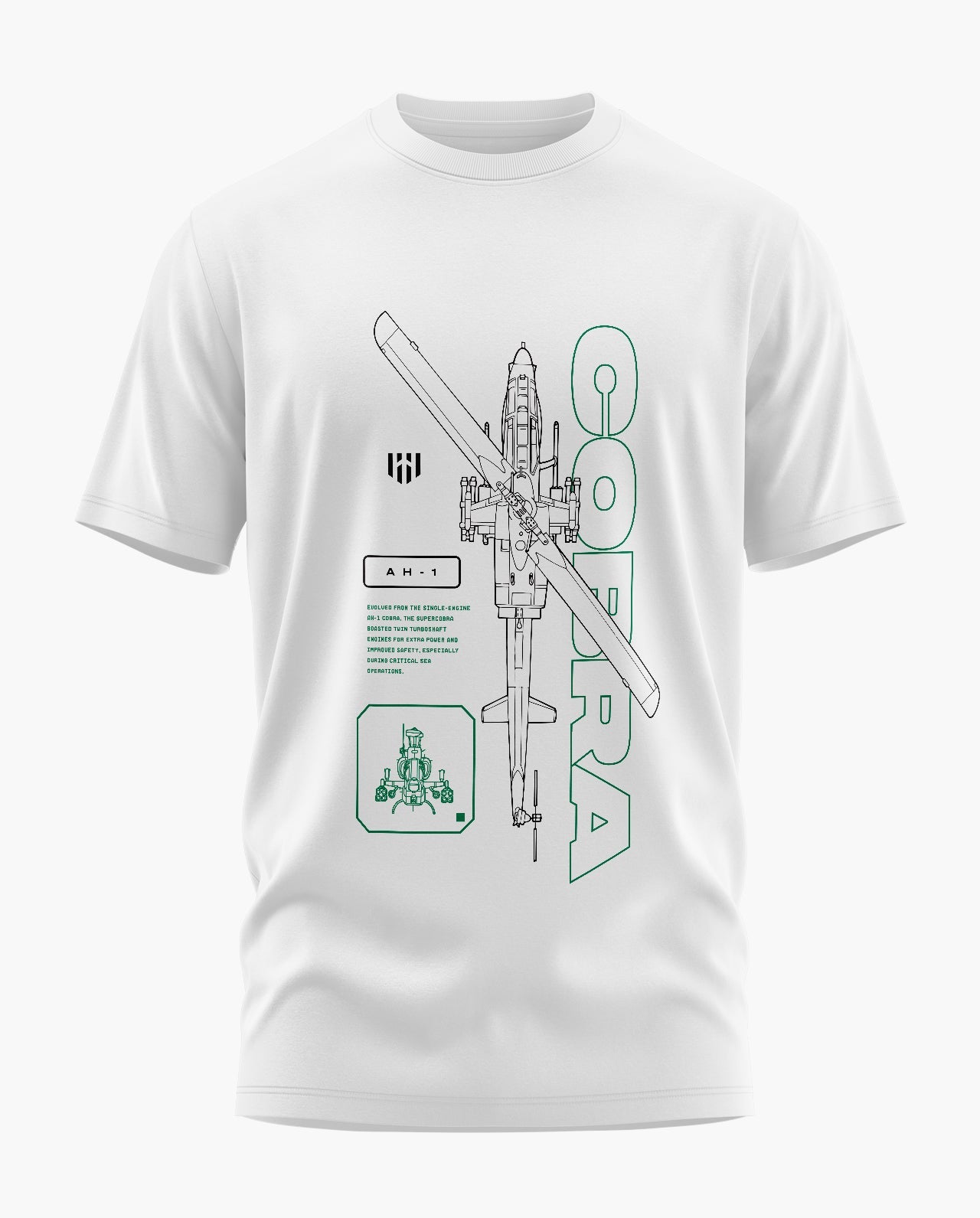COBRA AH-1 Signature LuxeSoft Cotton T-Shirt