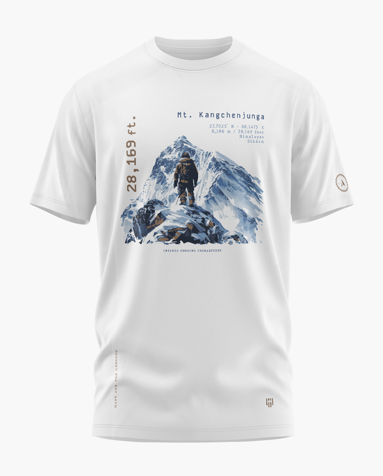 Kangchenjunga Scale Signature LuxeSoft Cotton T-Shirt - CS