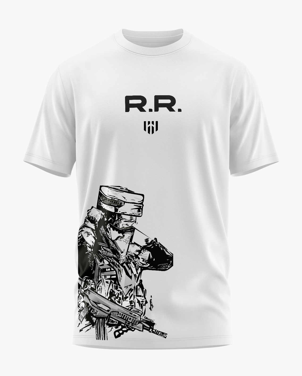 Rastriya Rifles Soldier Signature LuxeSoft Cotton T-Shirt - CS
