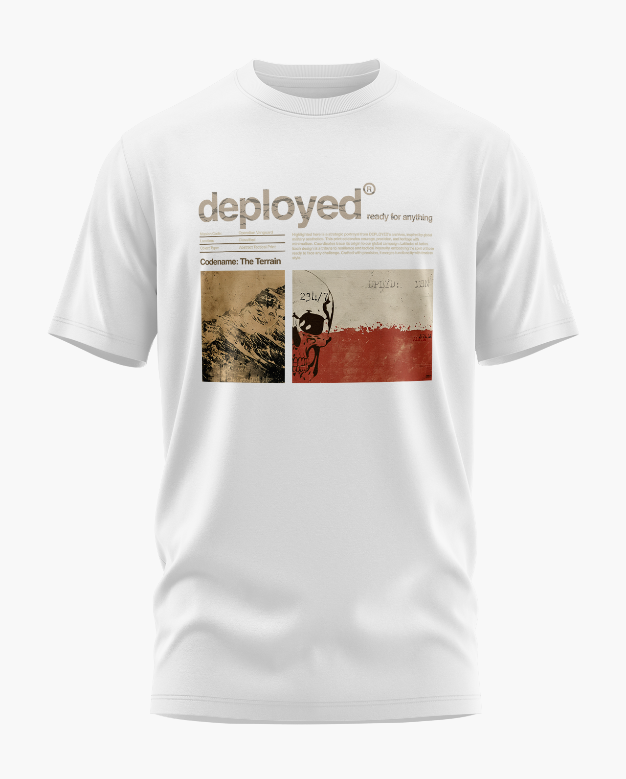 Abstraction Military Edition Signature LuxeSoft Cotton T-Shirt - CS