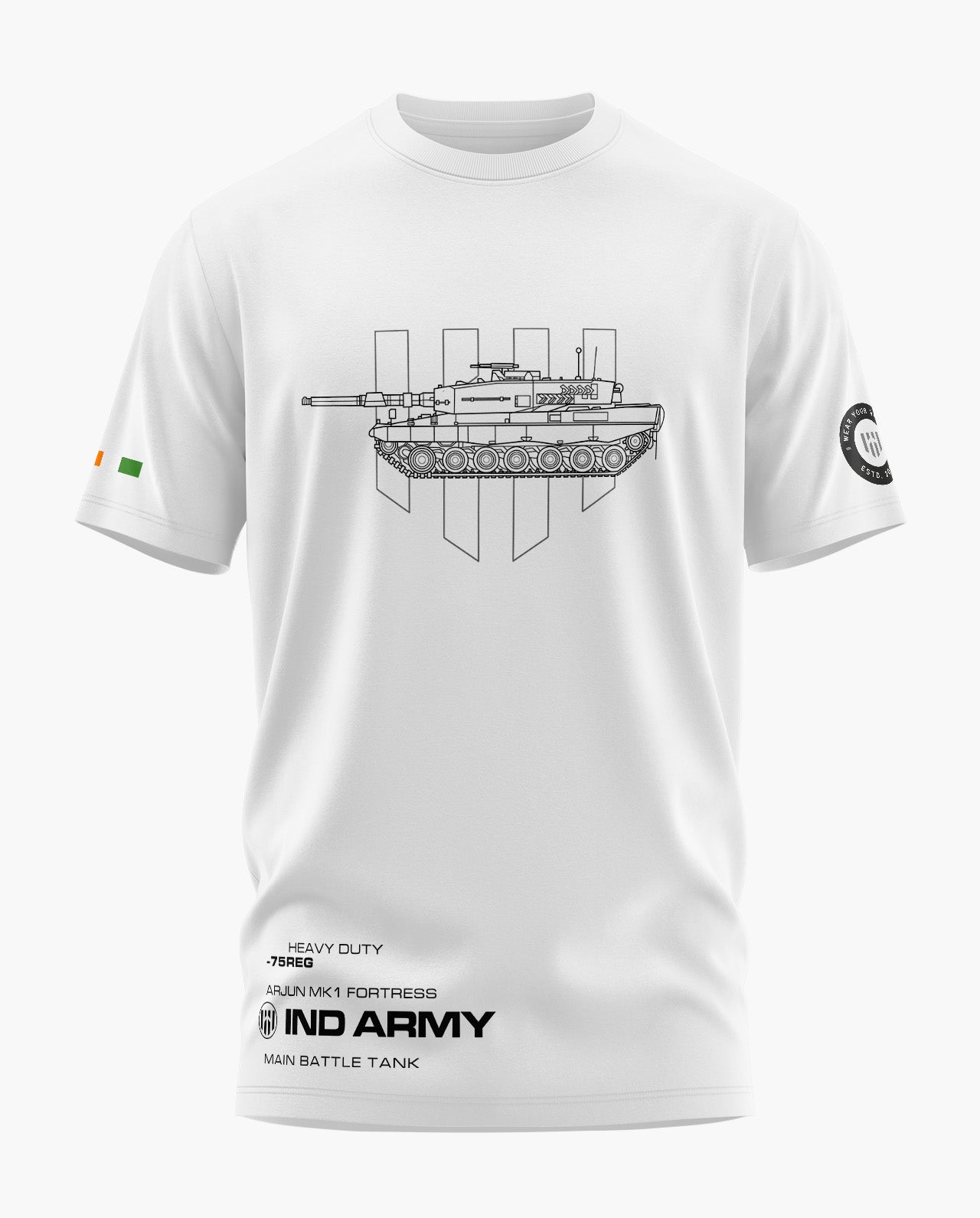 ARJUN MKI FORTRESS Signature LuxeSoft Cotton T-Shirt - CS