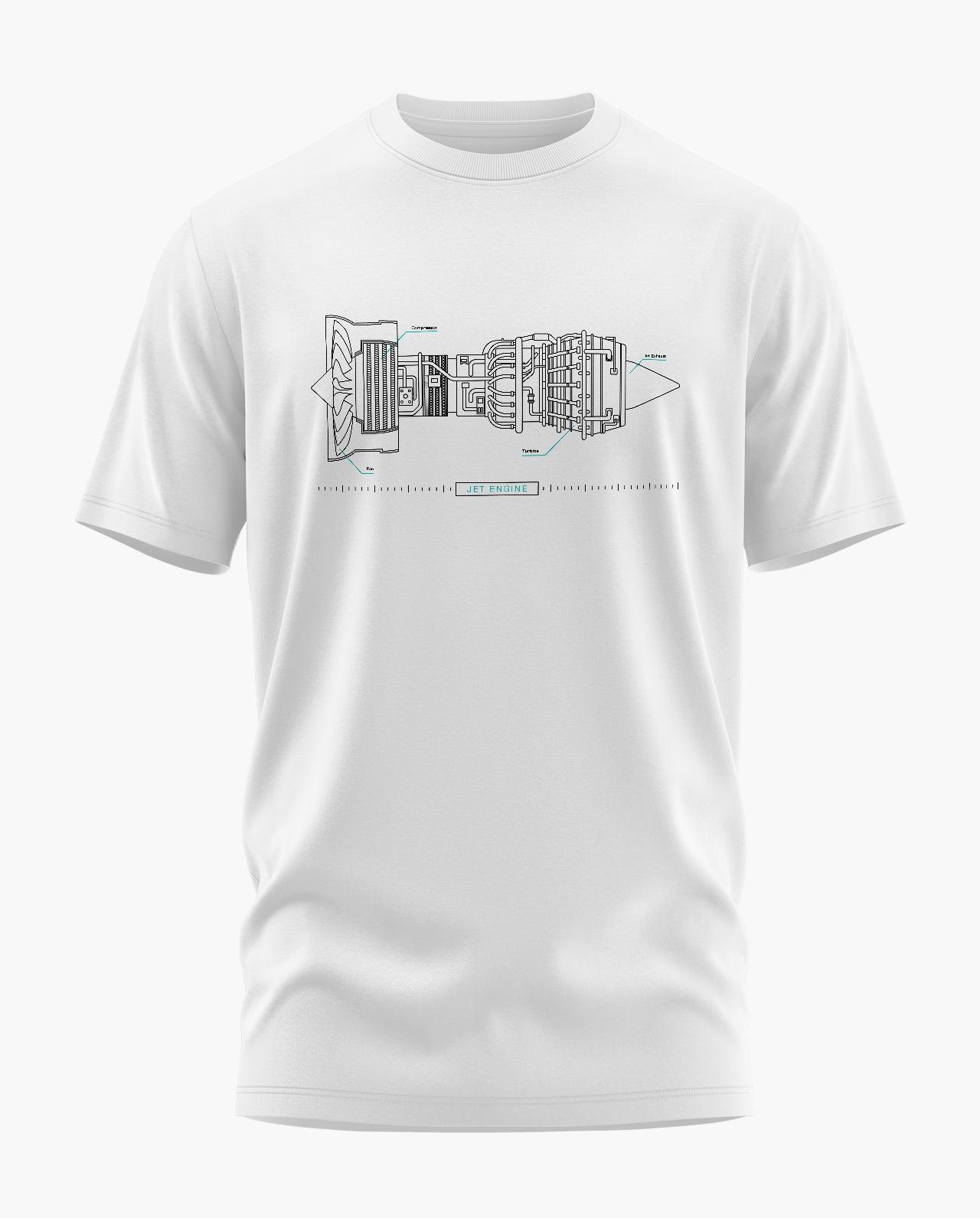 Jet Engine Signature LuxeSoft Cotton T-Shirt - CS