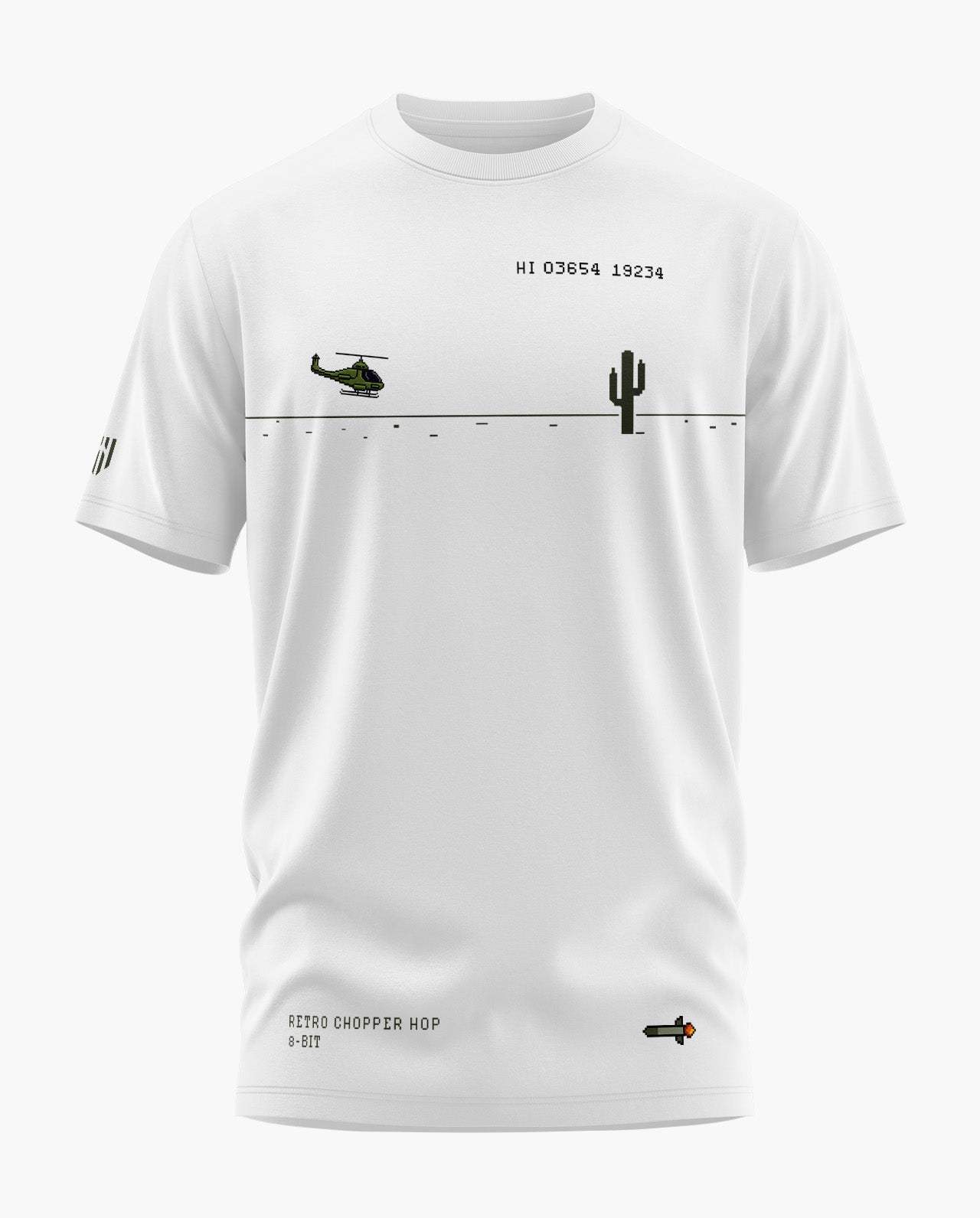 RETRO CHOPPER HOP 8-BIT Signature LuxeSoft Cotton T-Shirt