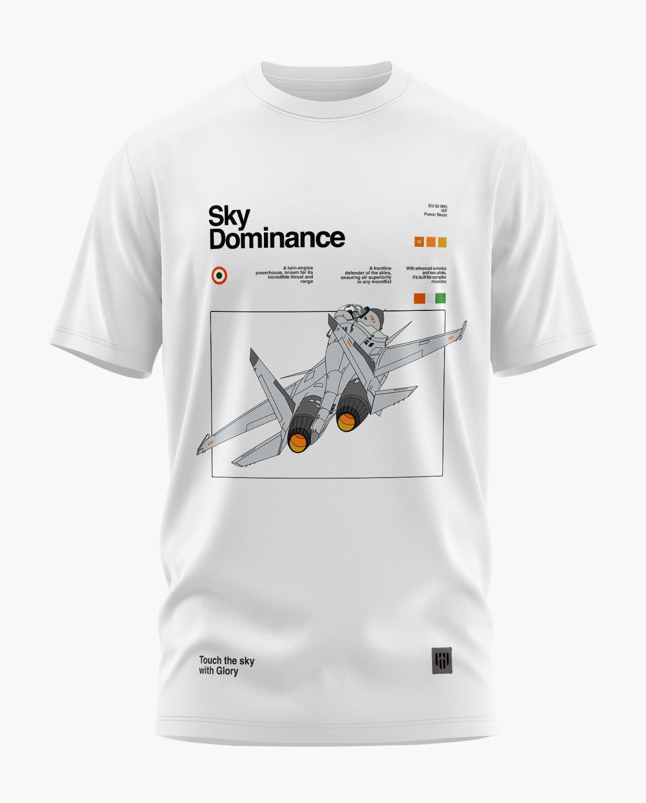 SU-30 MKI- SKY DOMINANCE Signature LuxeSoft Cotton T-Shirt