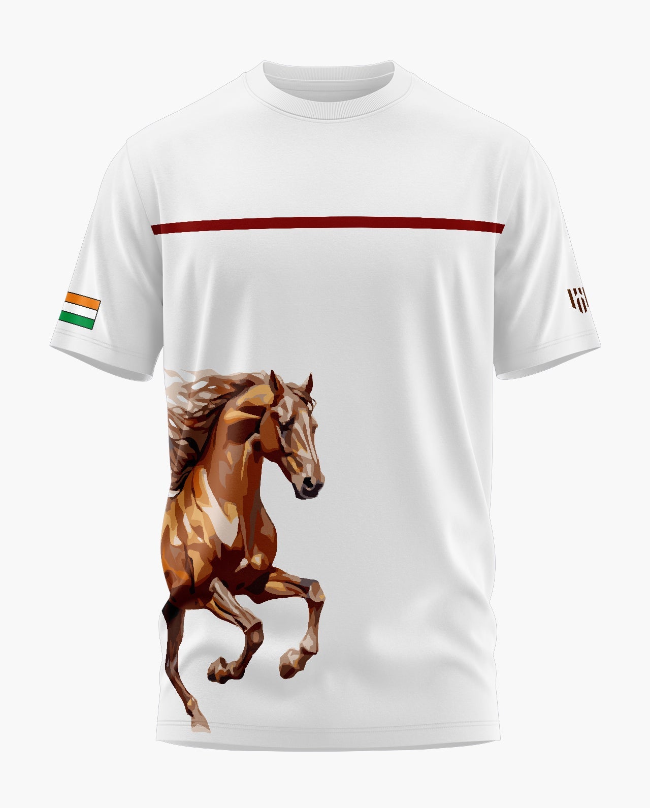 THE POONA HORSE Signature LuxeSoft Cotton T-Shirt - CS