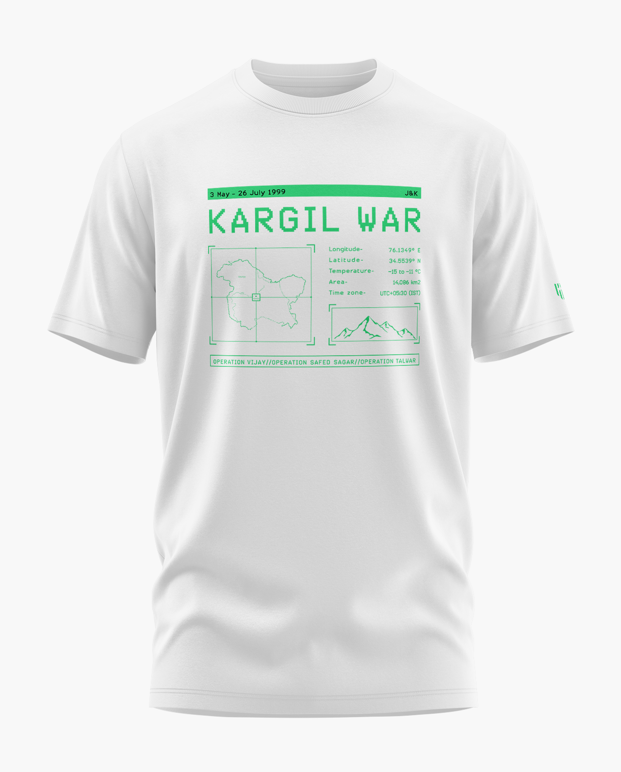 RETRO KARGIL WAR Signature LuxeSoft Cotton T-Shirt