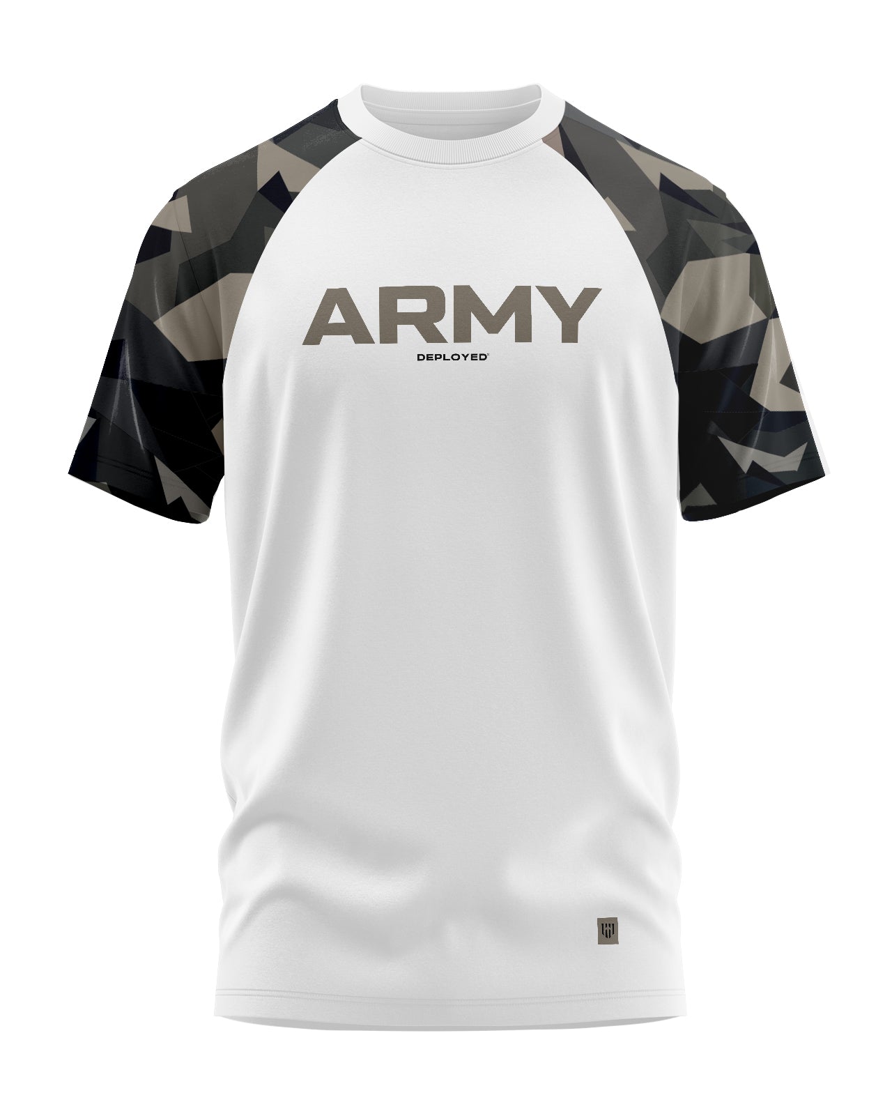 Army Camo Raglan Signature LuxeSoft Cotton T-Shirt