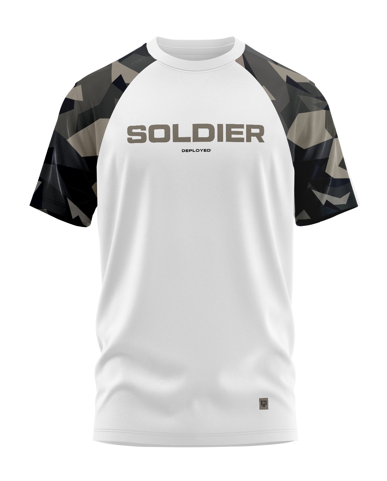 Soldier Camo Raglan Signature LuxeSoft Cotton T-Shirt