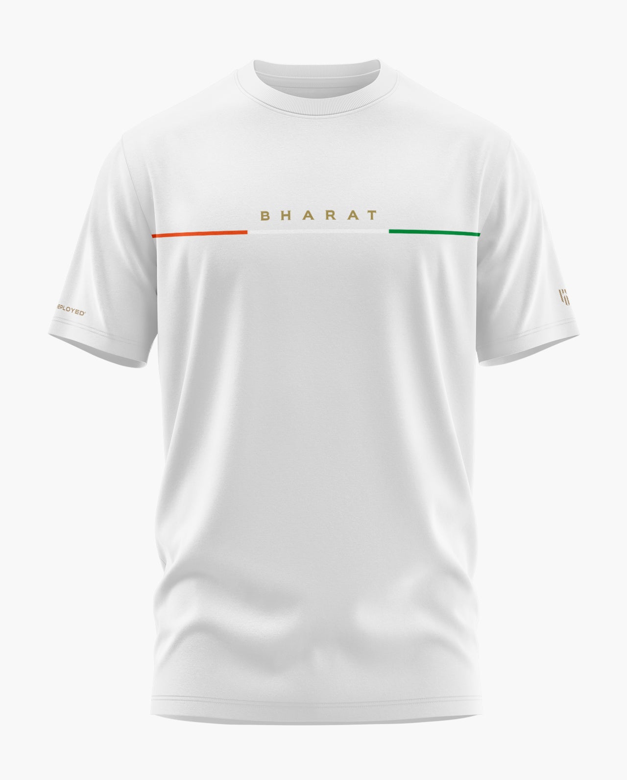 Bharat Tri-Colour Signature LuxeSoft Cotton T-Shirt