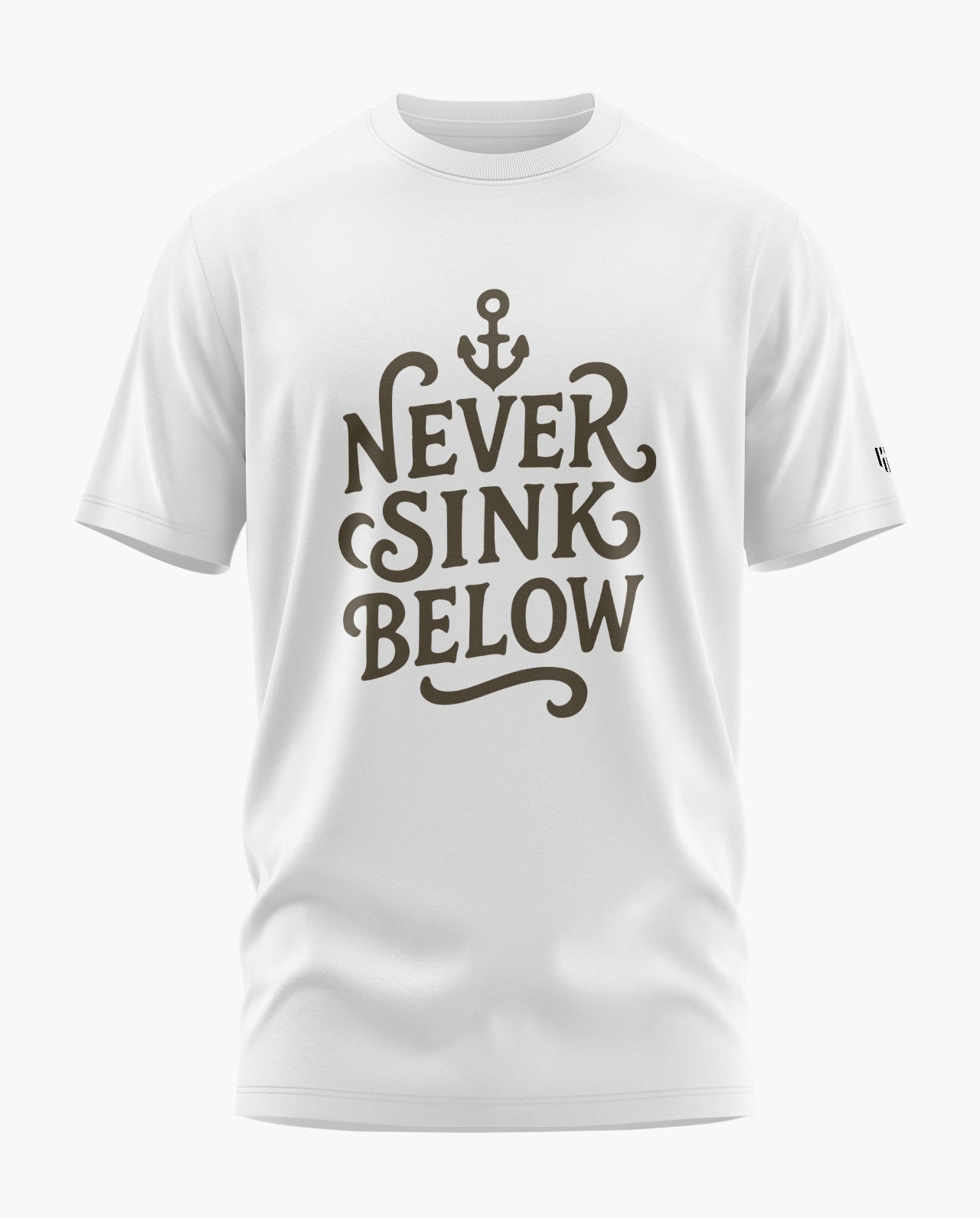 Never Sink Below Signature LuxeSoft Cotton T-Shirt