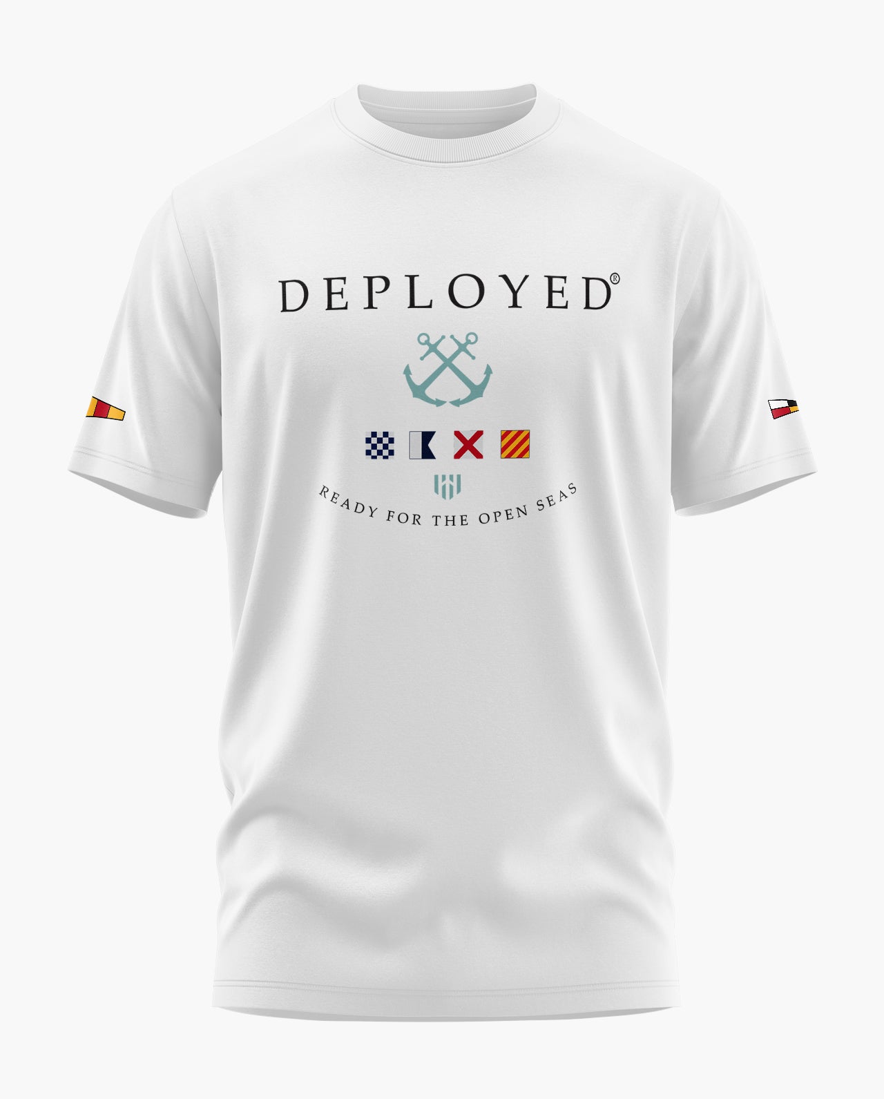 Deployed Maritime Signature LuxeSoft Cotton T-Shirt