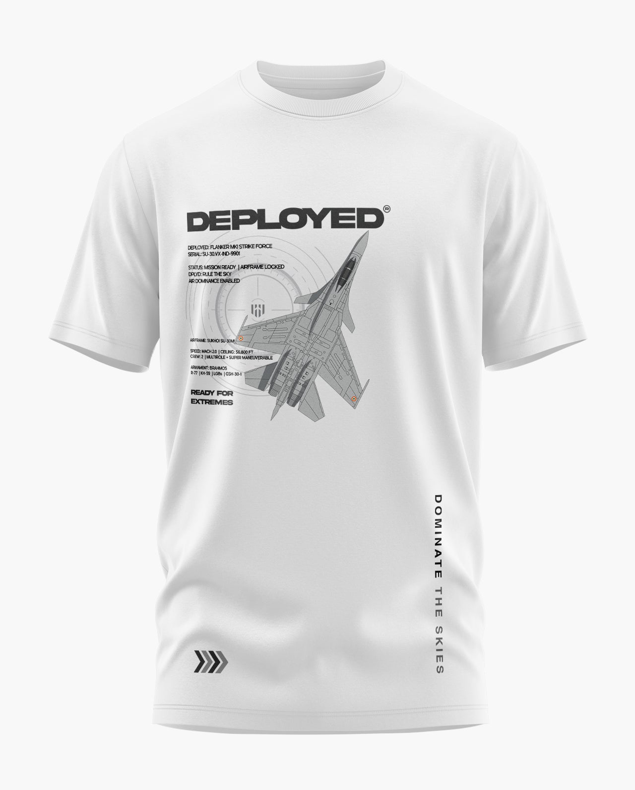 Su-30 Mki High Alt. Ops. Signature LuxeSoft Cotton T-Shirt