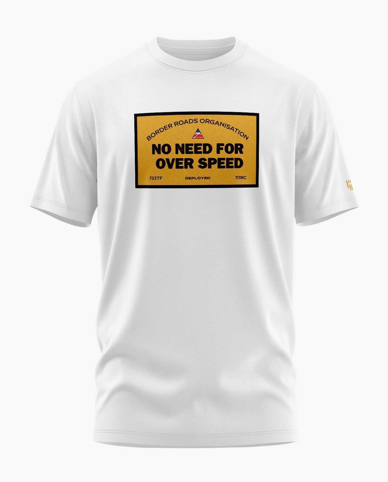 No Need for Over Speed Signature LuxeSoft Cotton T-Shirt