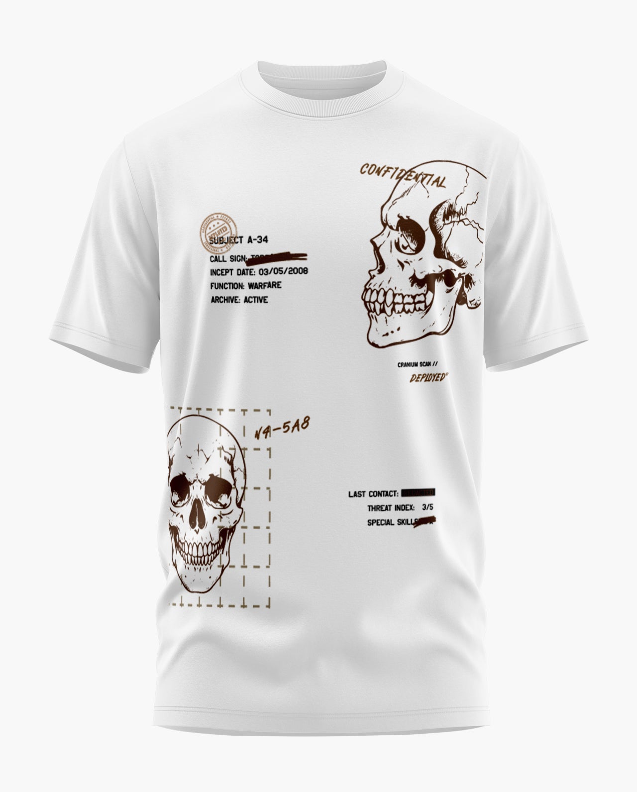 Covert Ops Redacted Signature LuxeSoft Cotton T-Shirt