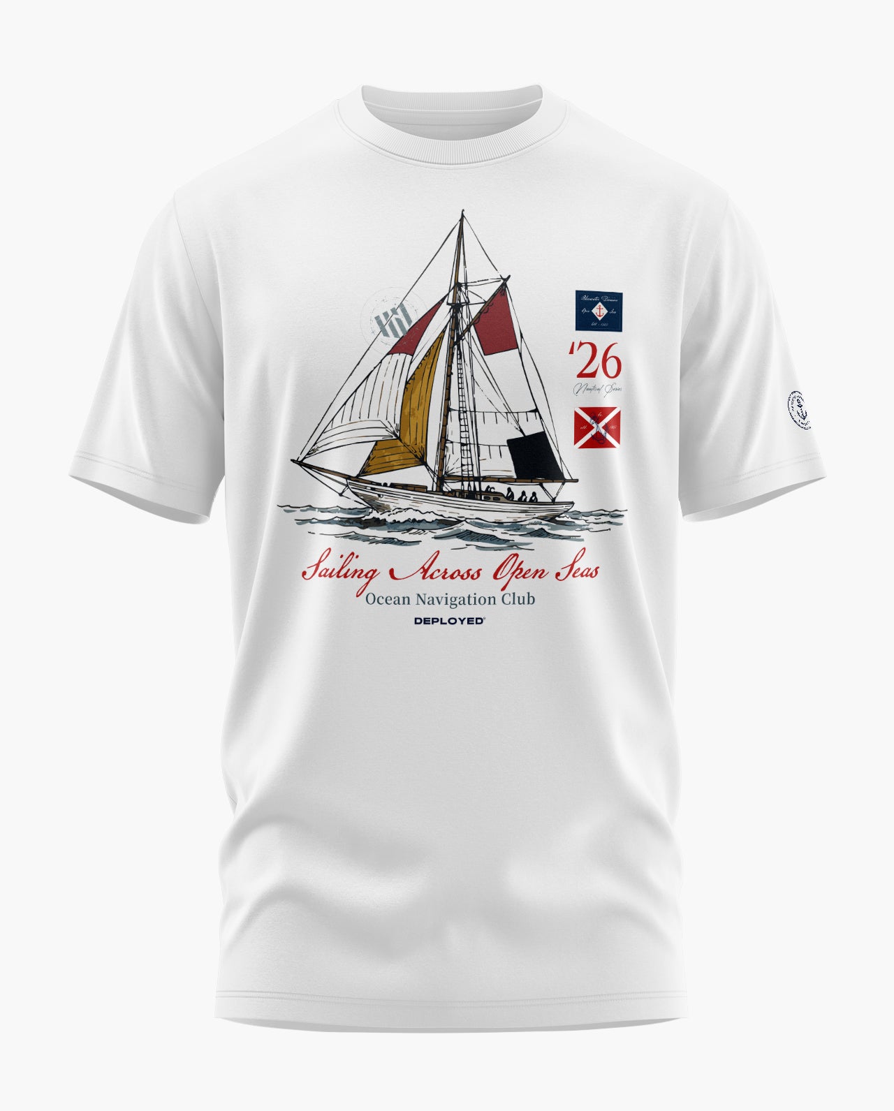 Sailing Across Seas Signature LuxeSoft Cotton T-Shirt