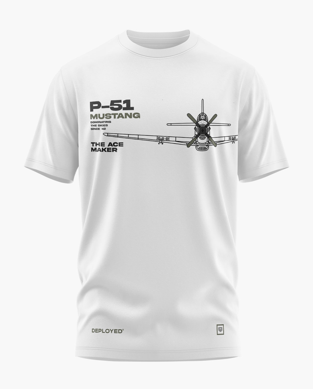 P-51 Mustang Elite Signature LuxeSoft Cotton T-Shirt